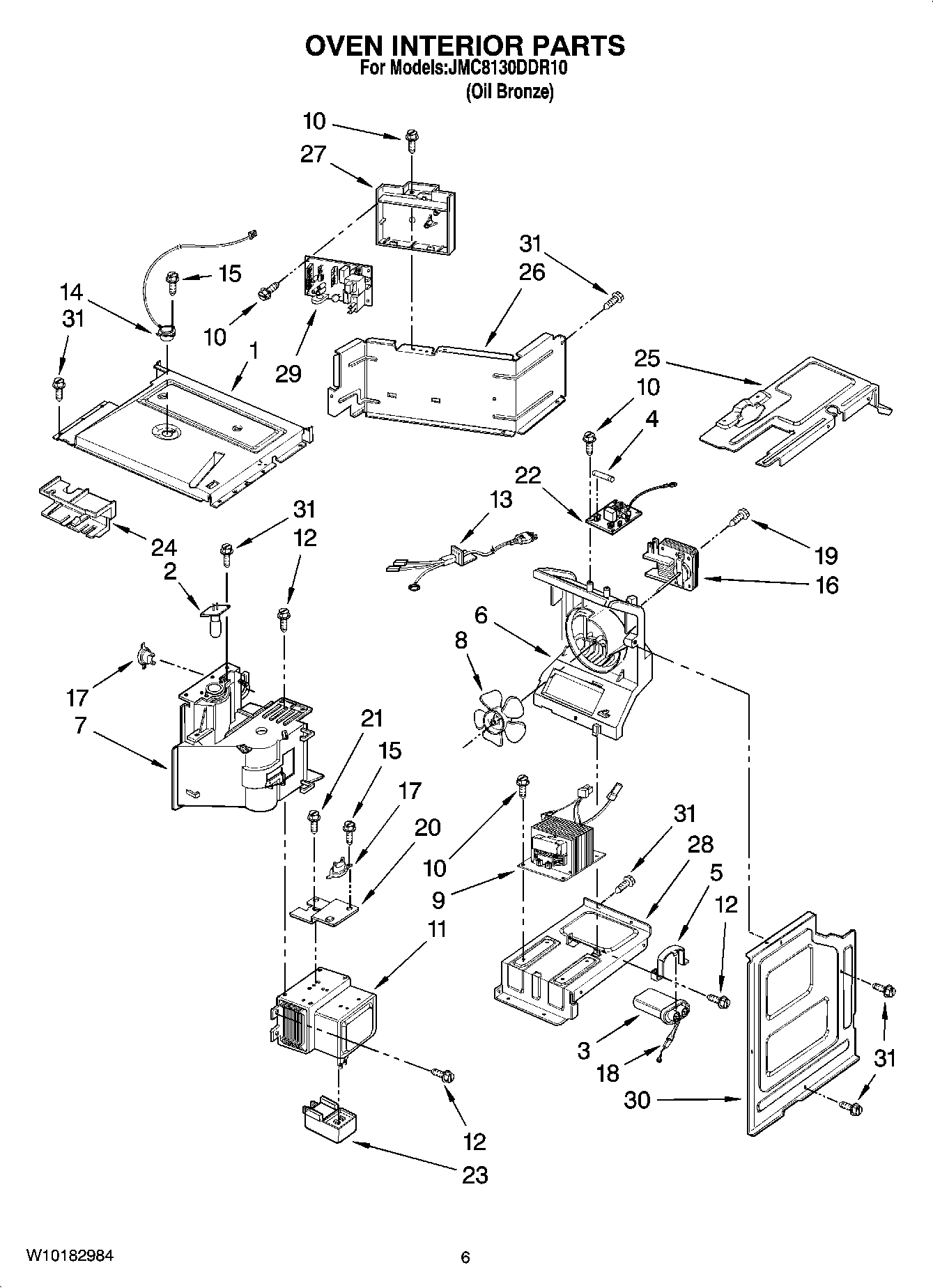 05 - OVEN INTERIOR PARTS