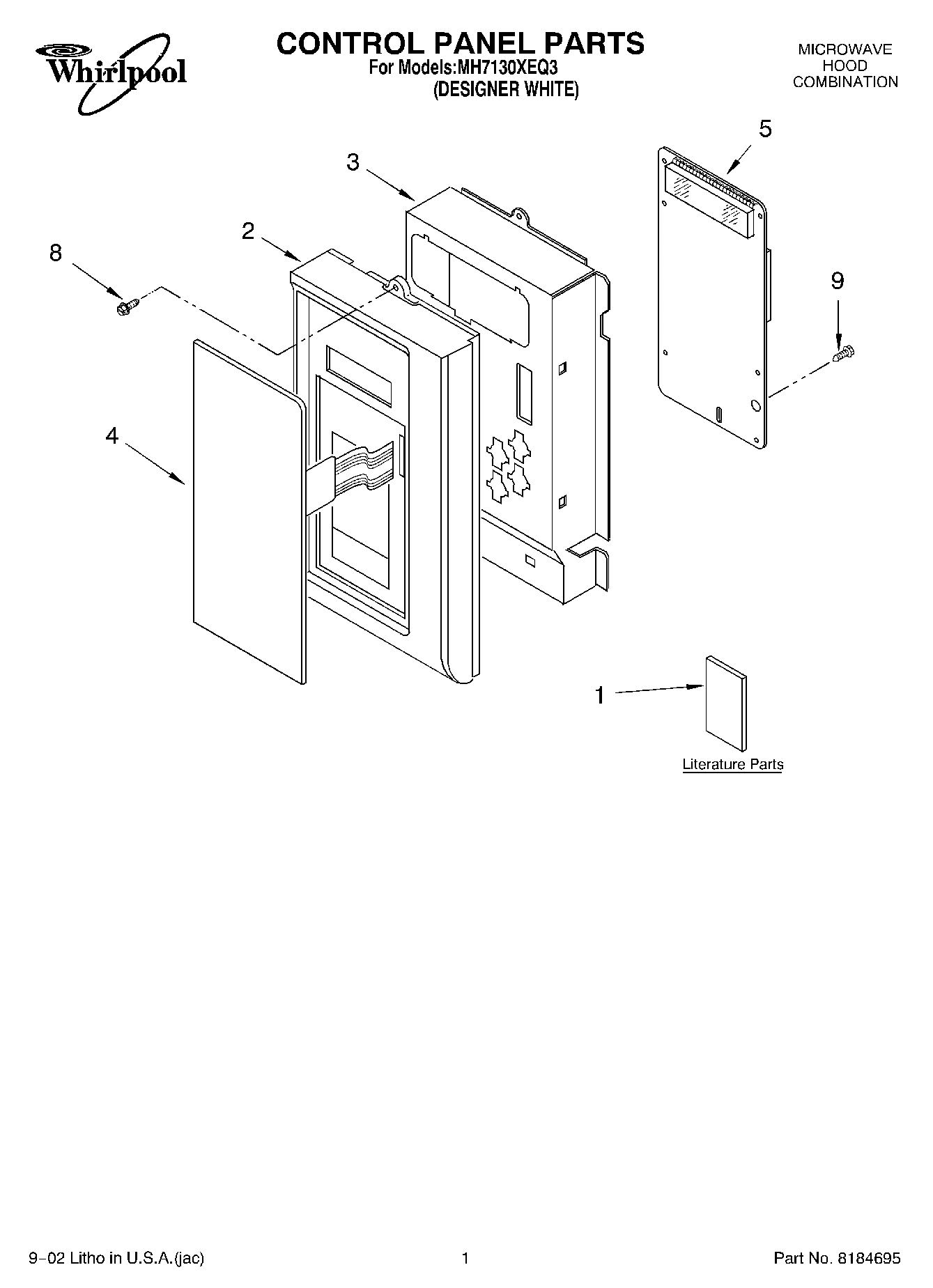 01 - CONTROL PANEL, LITERATURE