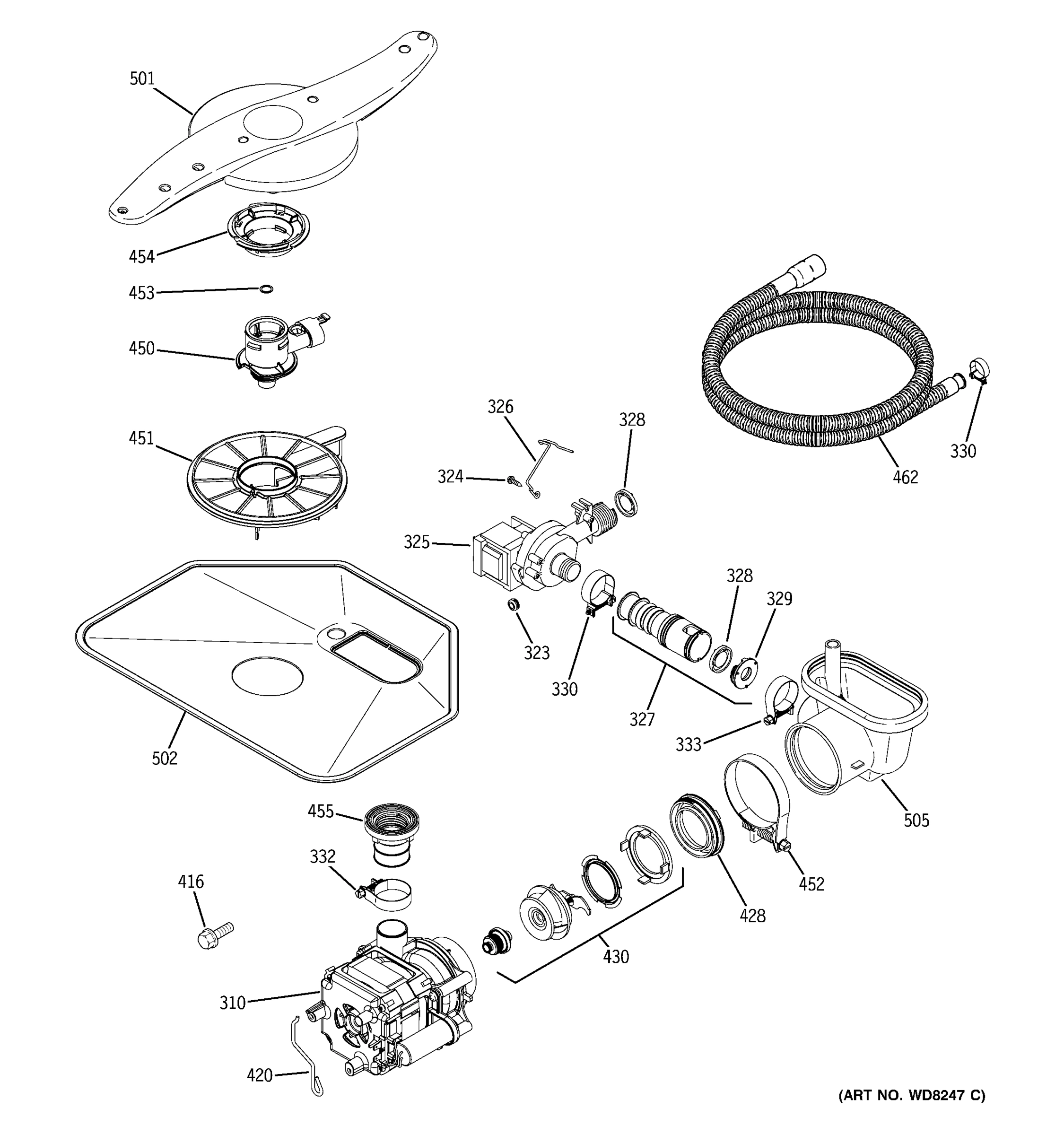 MOTOR-PUMP MECHANISM