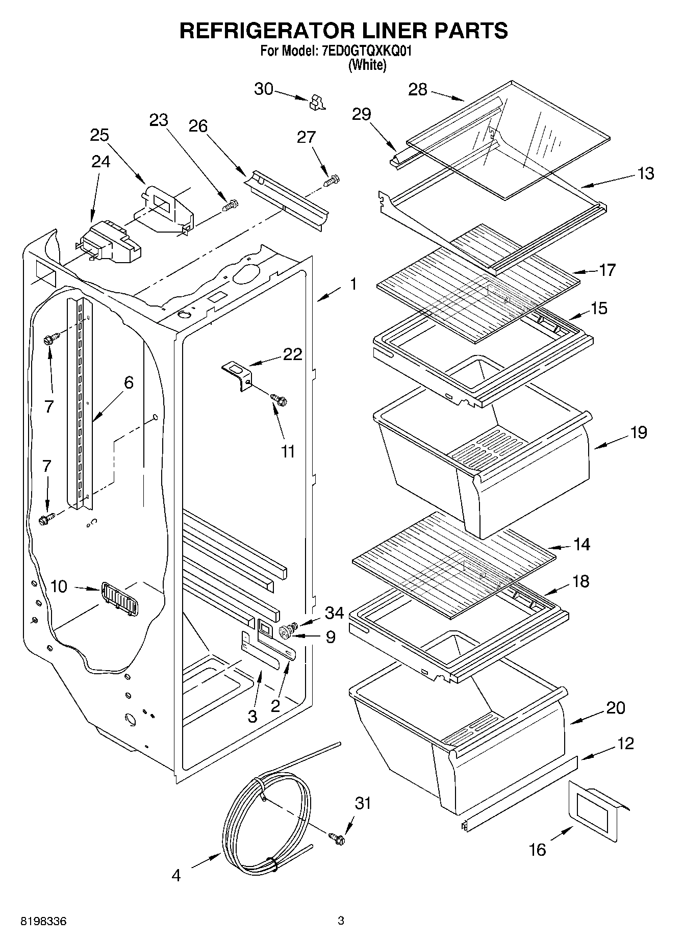 02 - REFRIGERATOR LINER