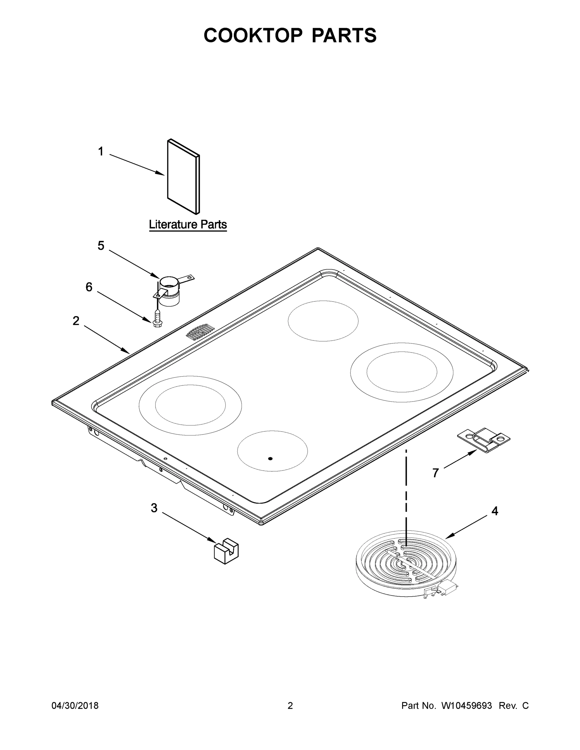 02 - COOKTOP PARTS