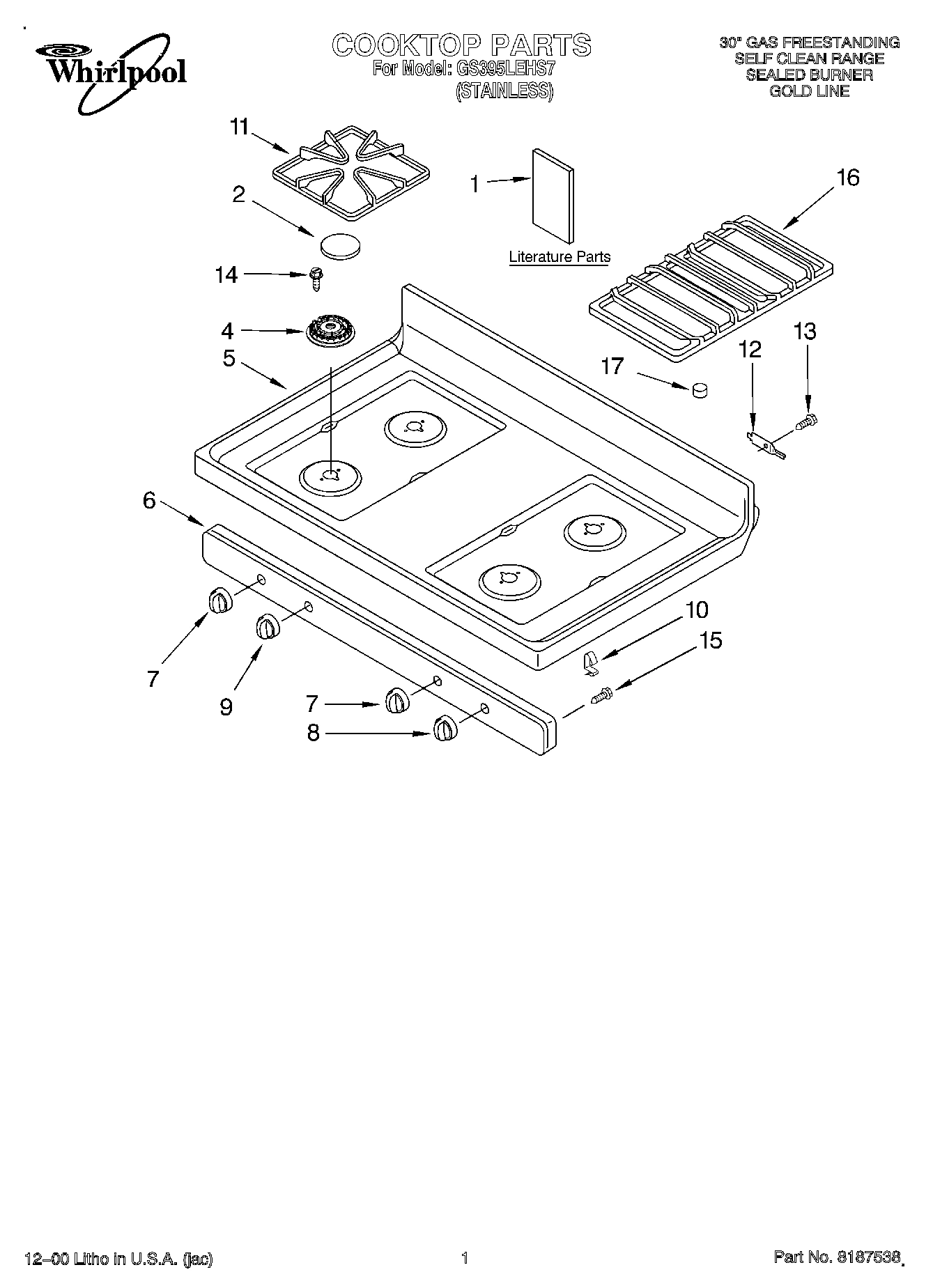 01 - COOKTOP, LITERATURE