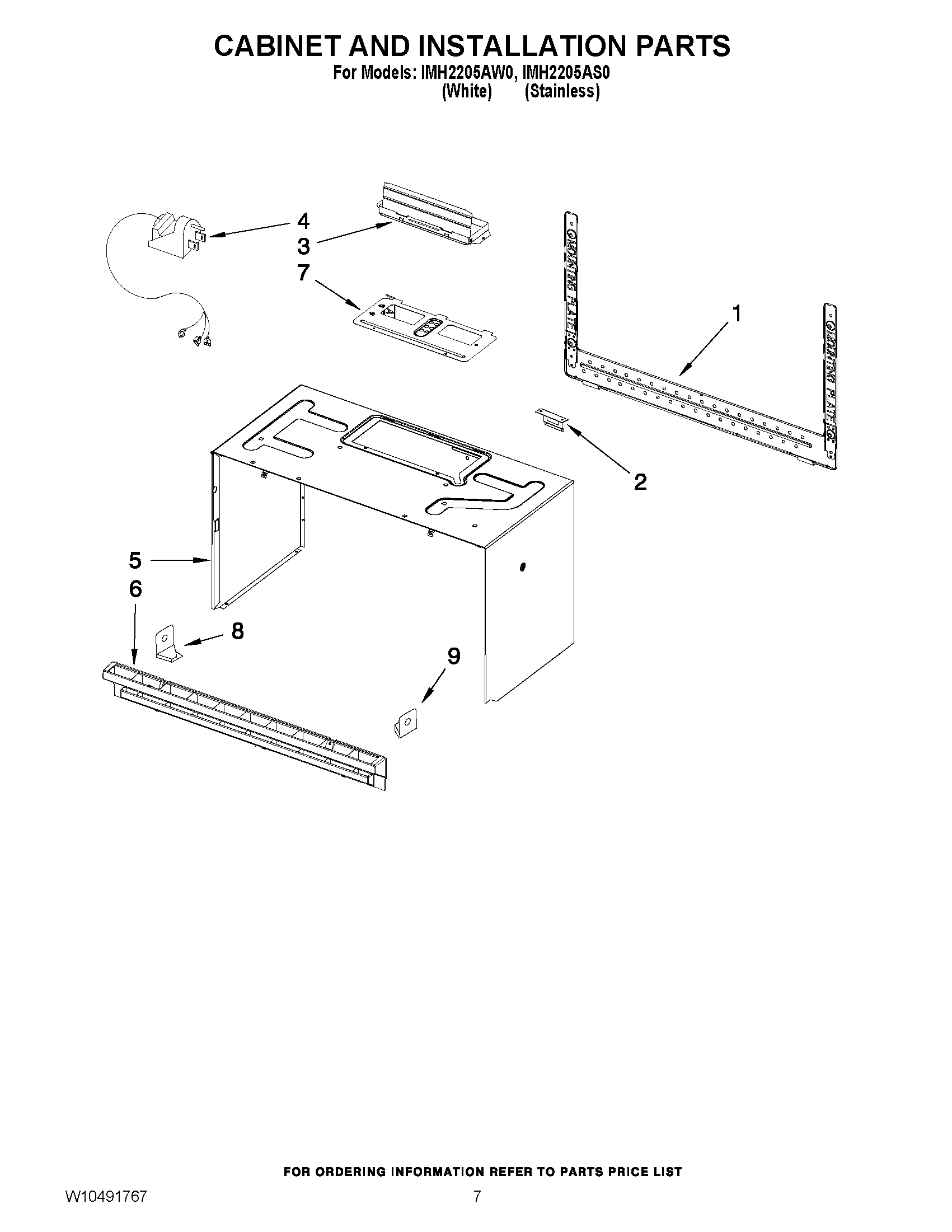 06 - CABINET AND INSTALLATION PARTS