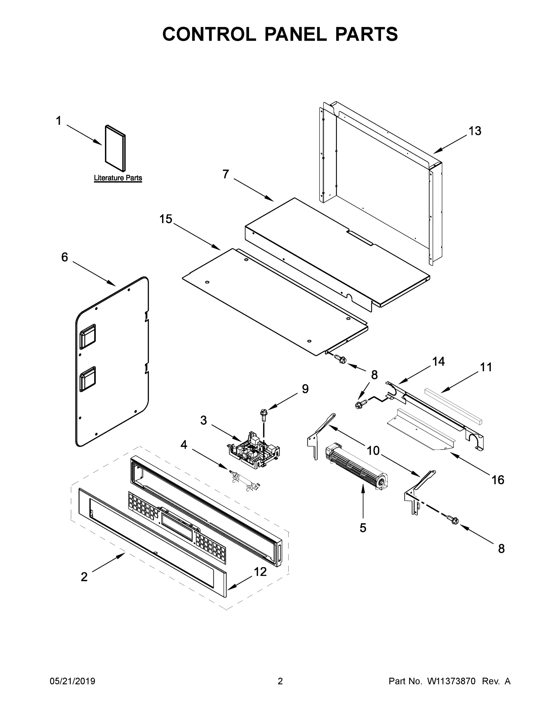 02 - CONTROL PANEL PARTS