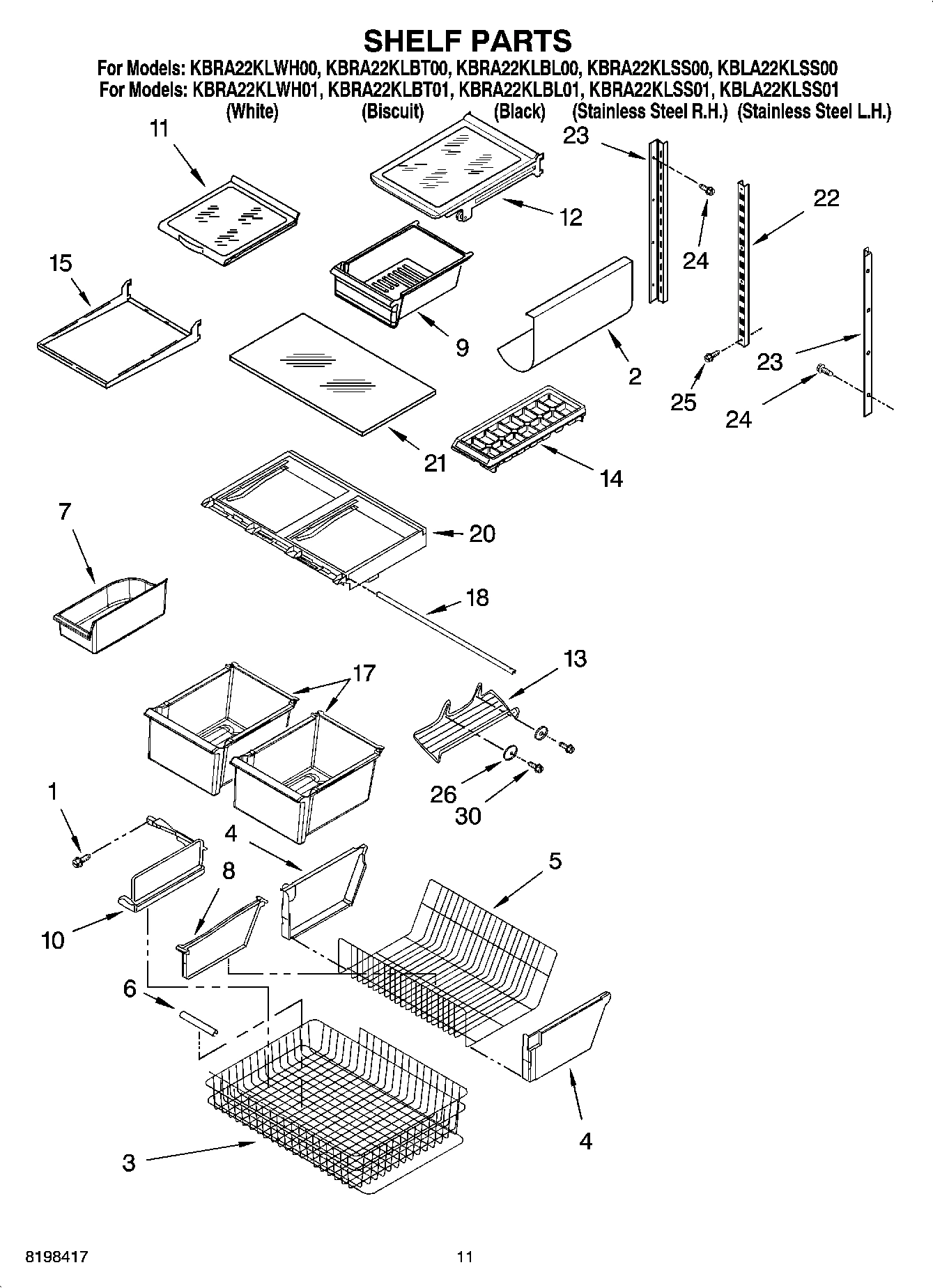 07 - SHELF PARTS, OPTIONAL PARTS