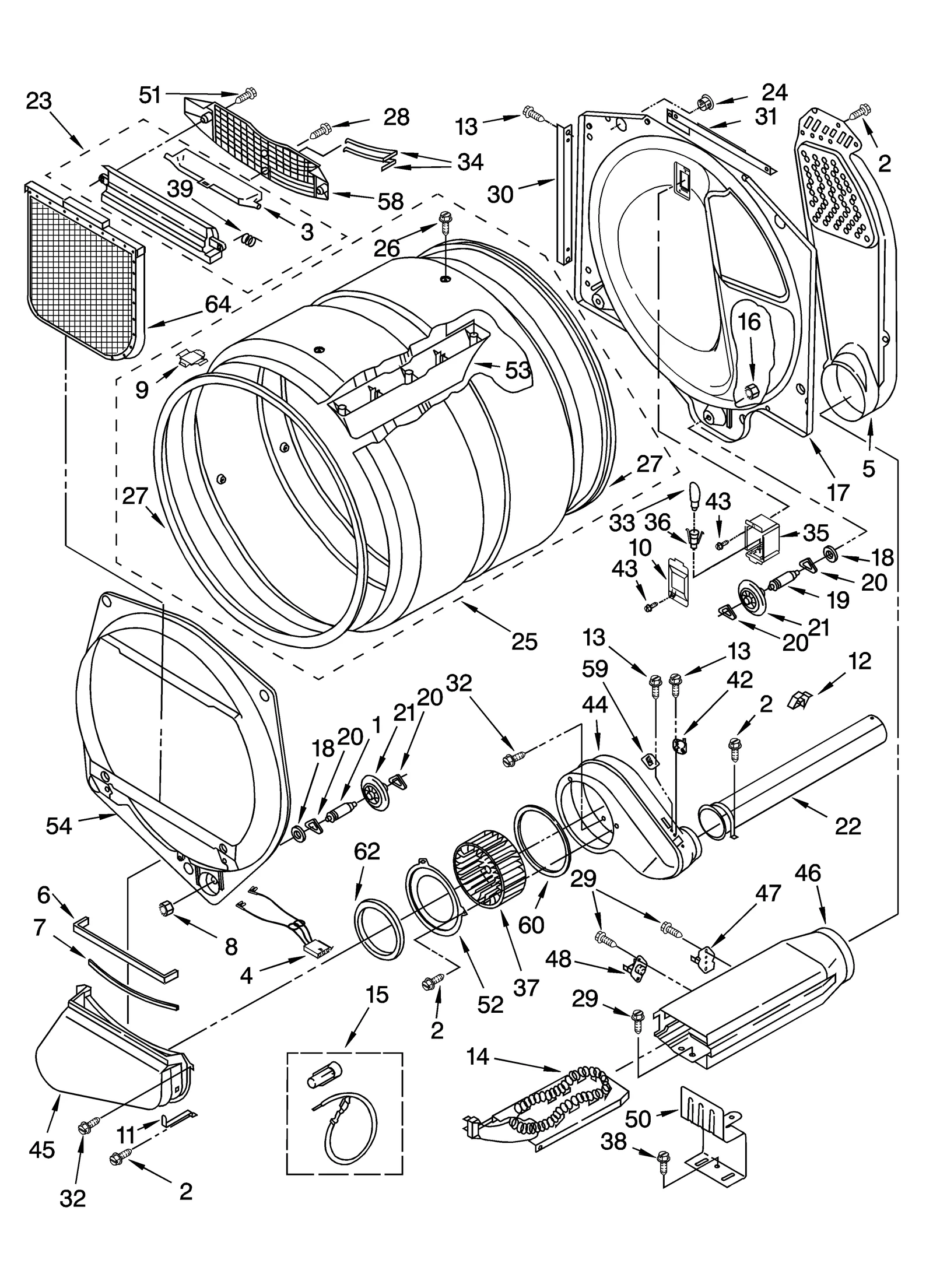 BULKHEAD PARTS AND OPTIONAL PARTS (NOT INCLUDED)