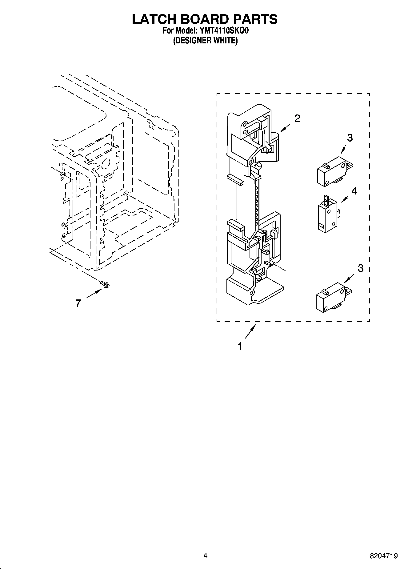 04 - LATCH BOARD PARTS