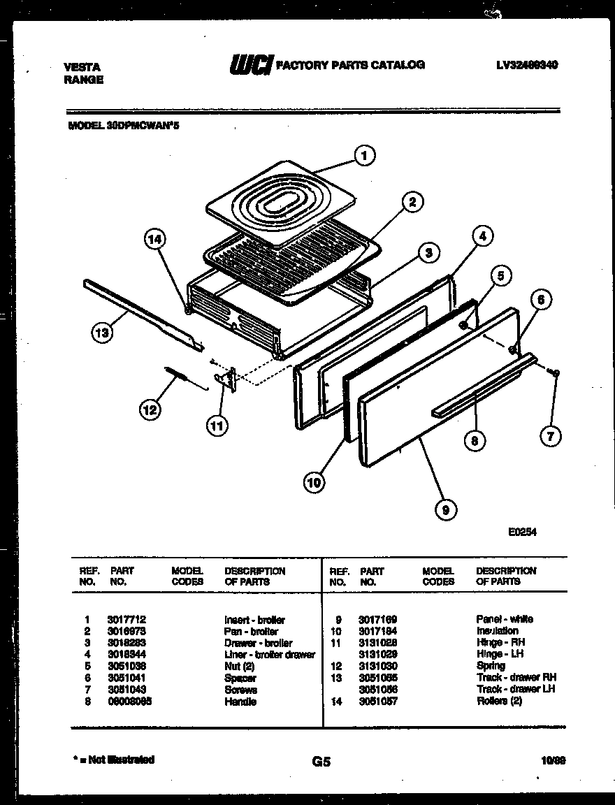 07 - BROILER DRAWER PARTS