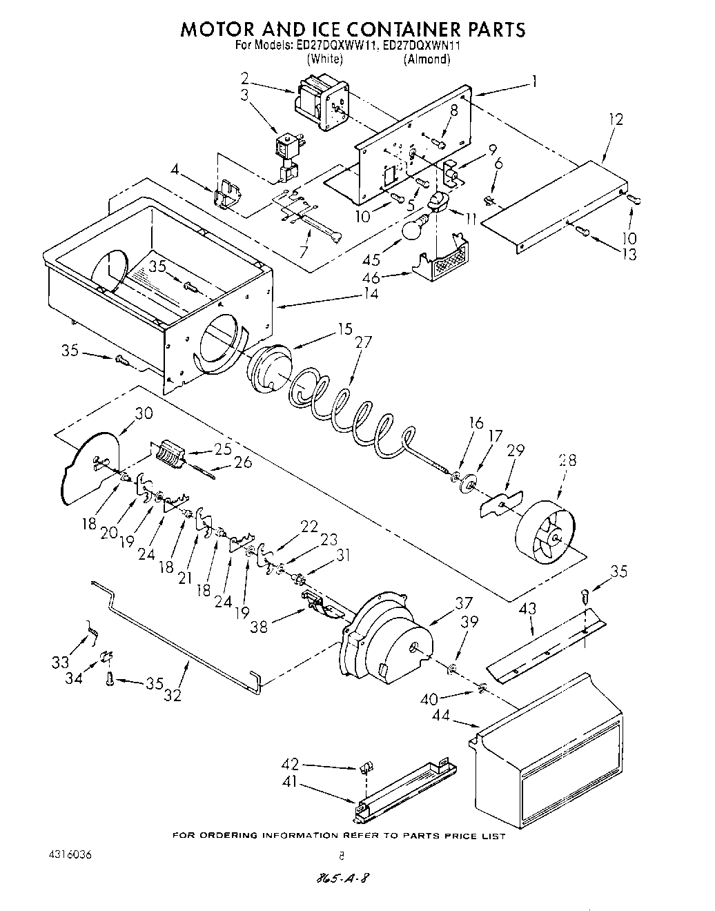 06 - MOTOR AND ICE CONTAINER