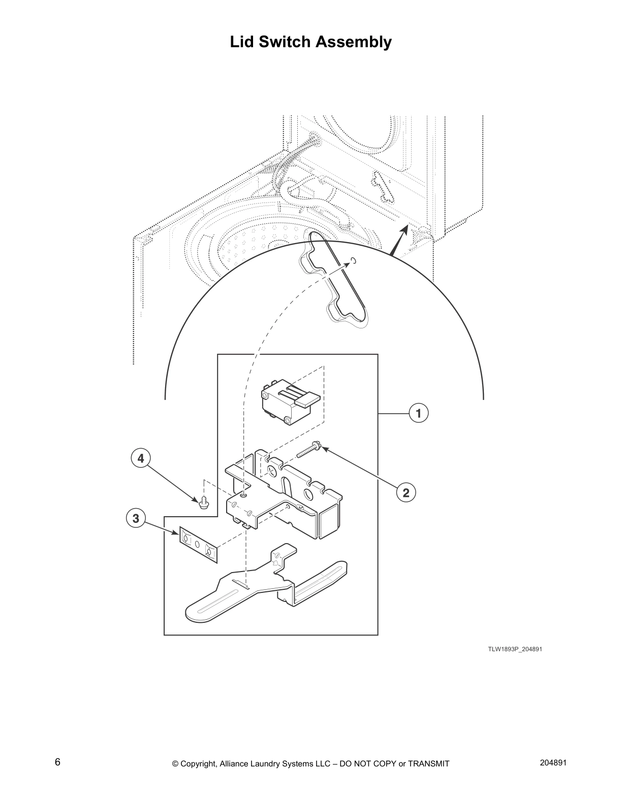 Lid Switch Assembly
