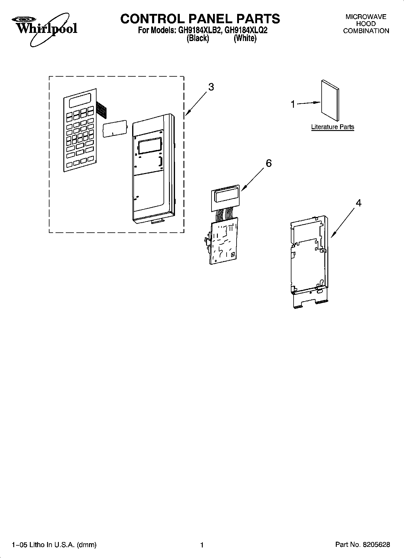 01 - CONTROL PANEL PARTS