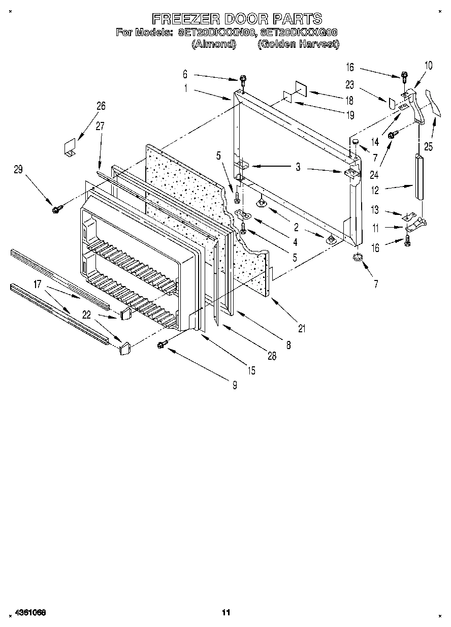 07 - FREEZER DOOR