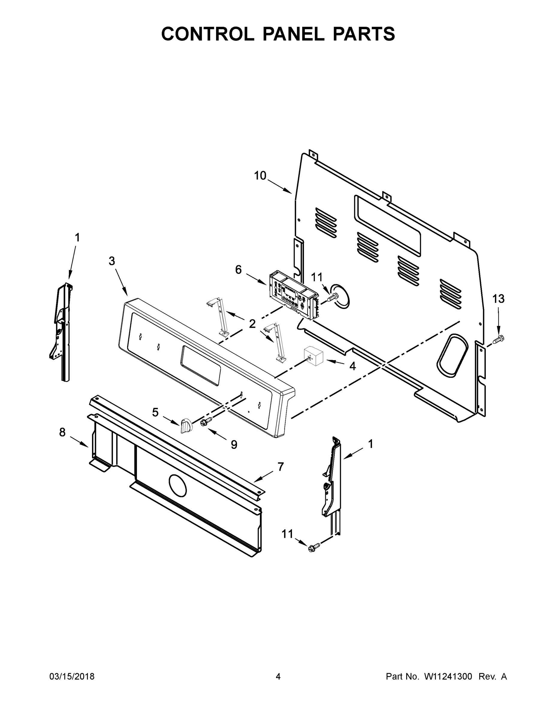 03 - CONTROL PANEL PARTS
