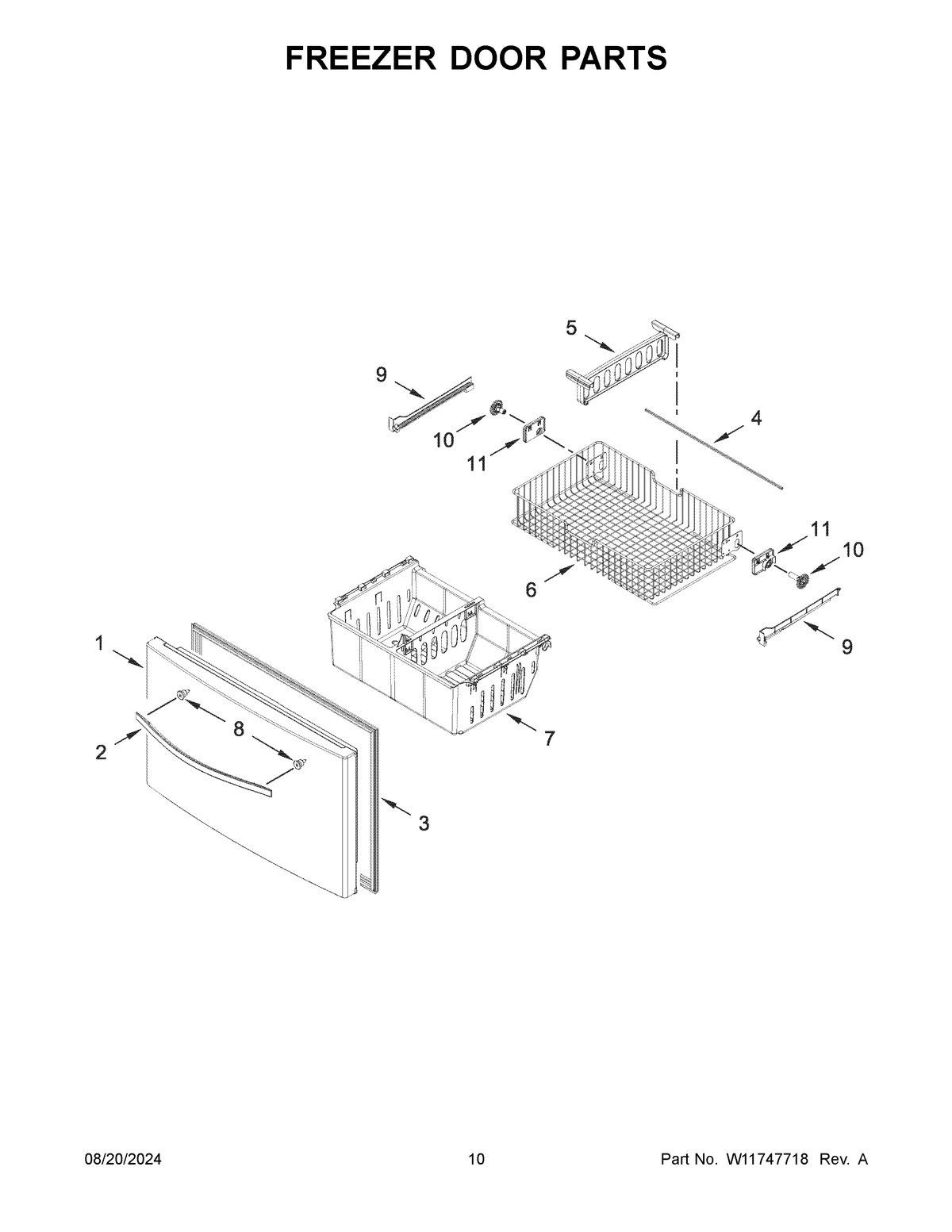 06 - FREEZER DOOR PARTS
