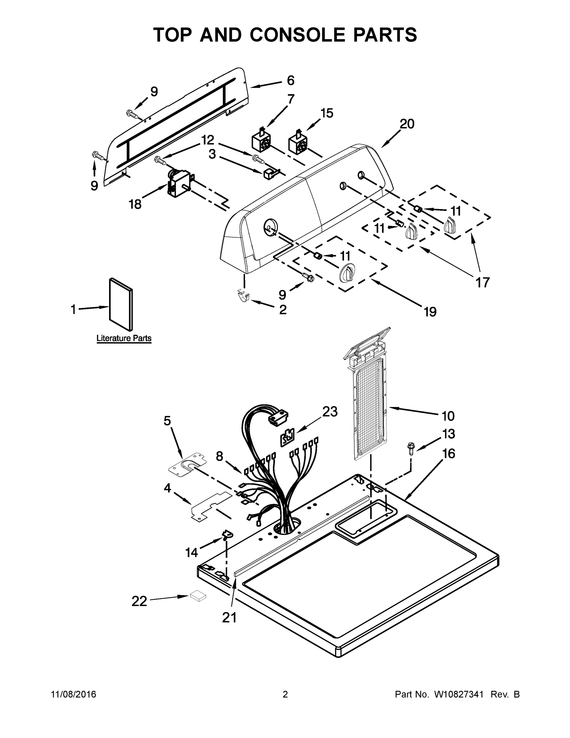 02 - TOP AND CONSOLE PARTS