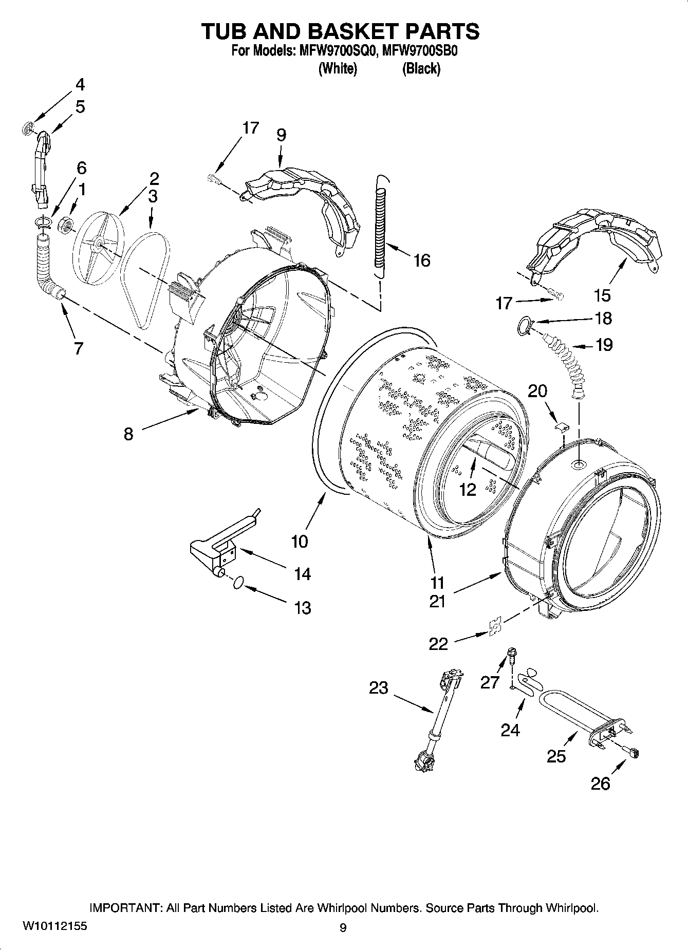 05 - TUB AND BASKET PARTS