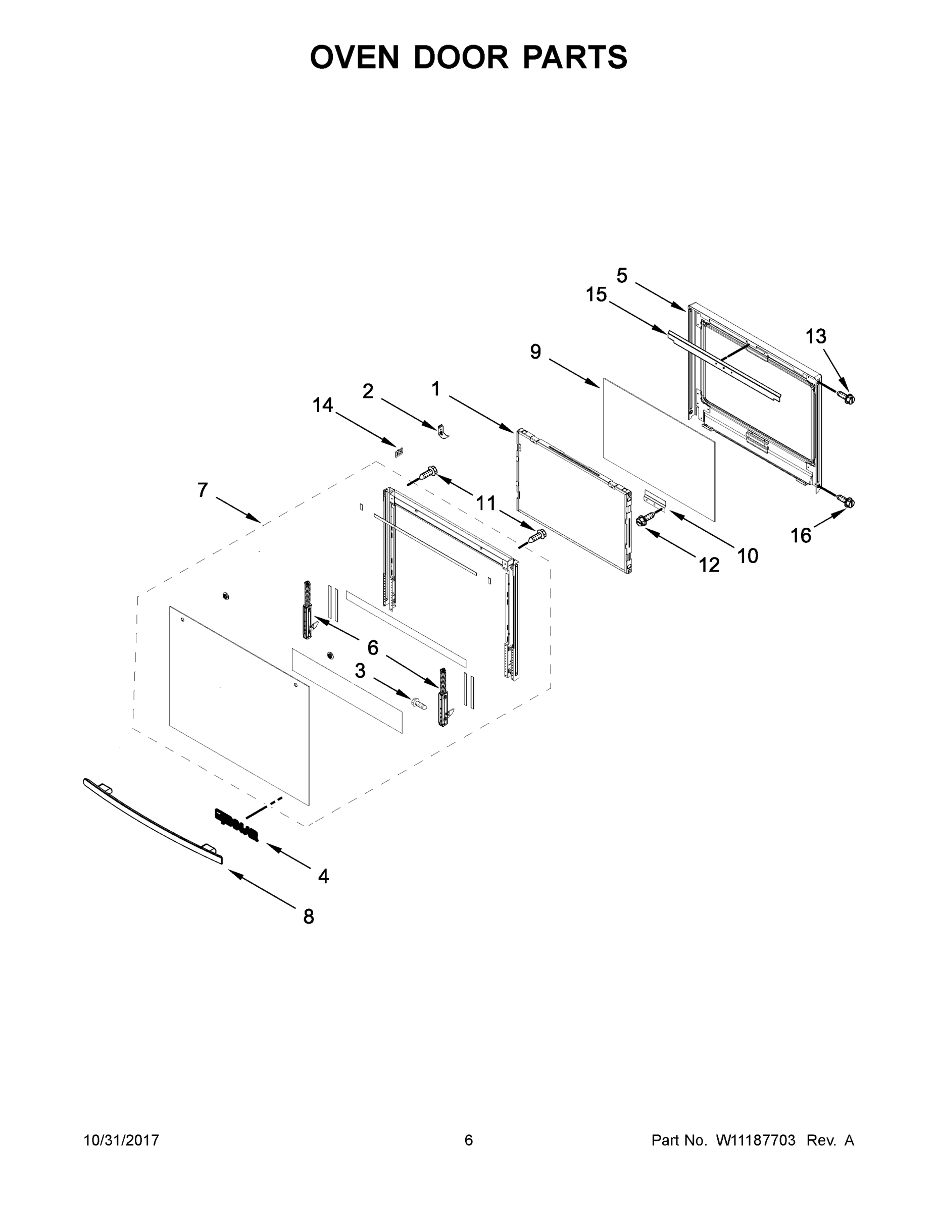 04 - OVEN DOOR PARTS