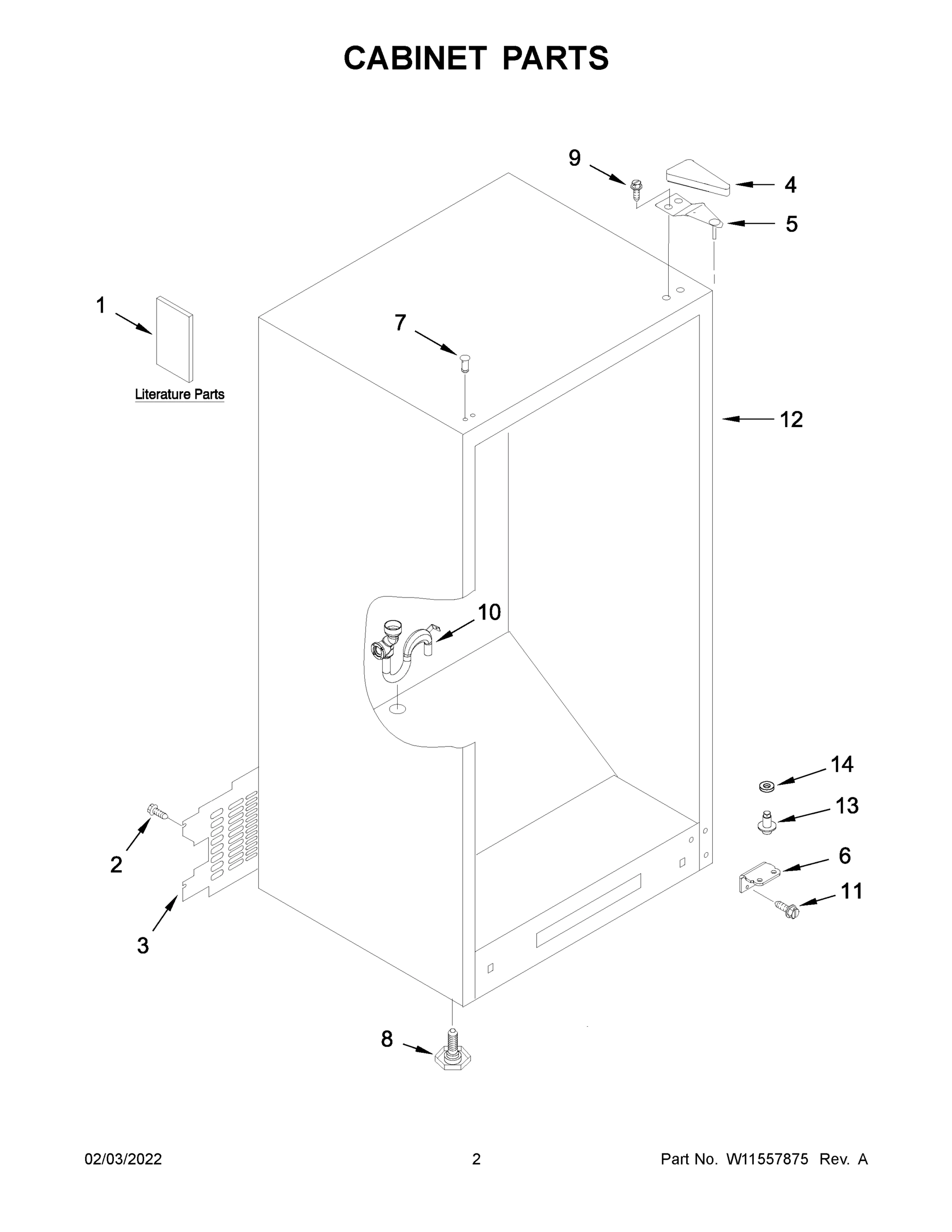 02 - CABINET PARTS