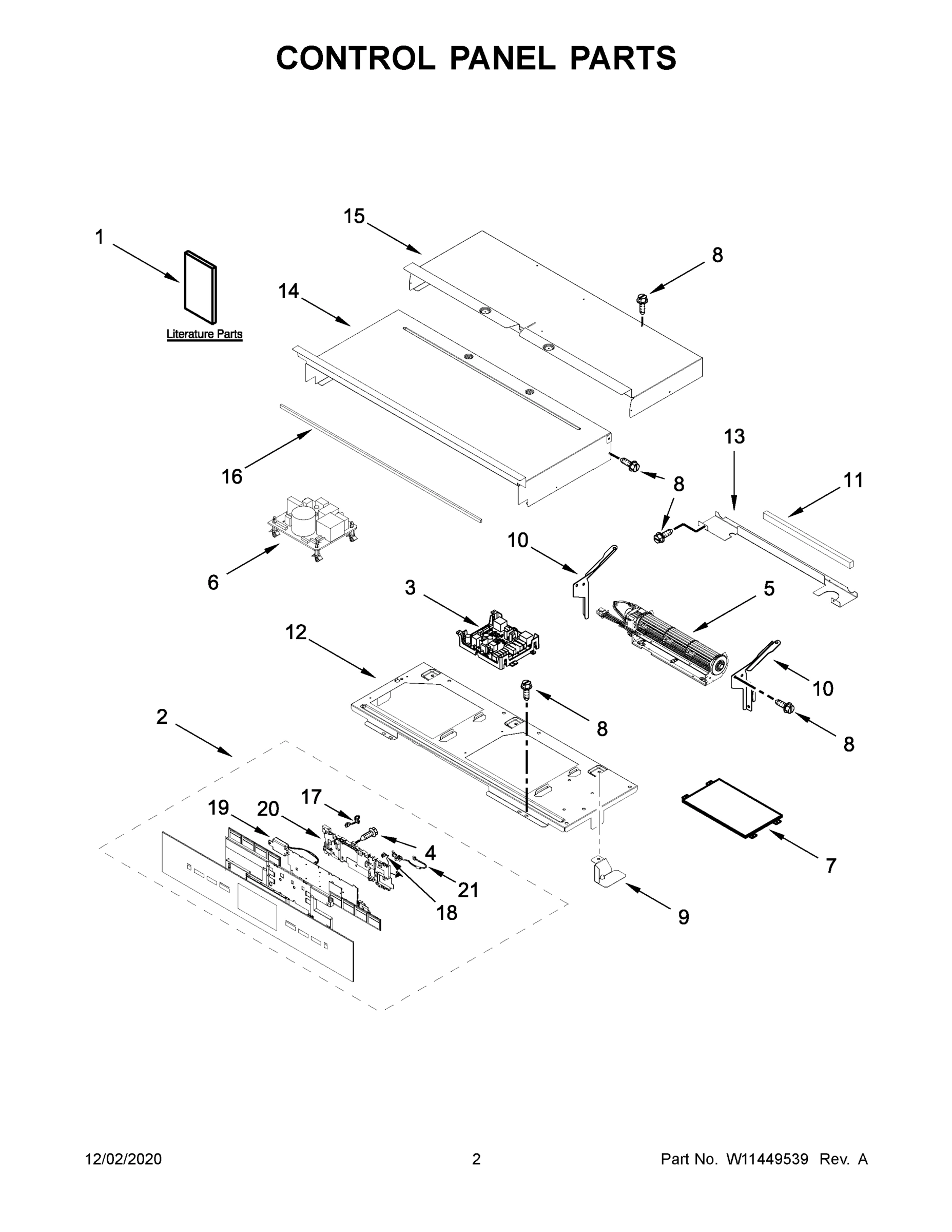 02 - CONTROL PANEL PARTS