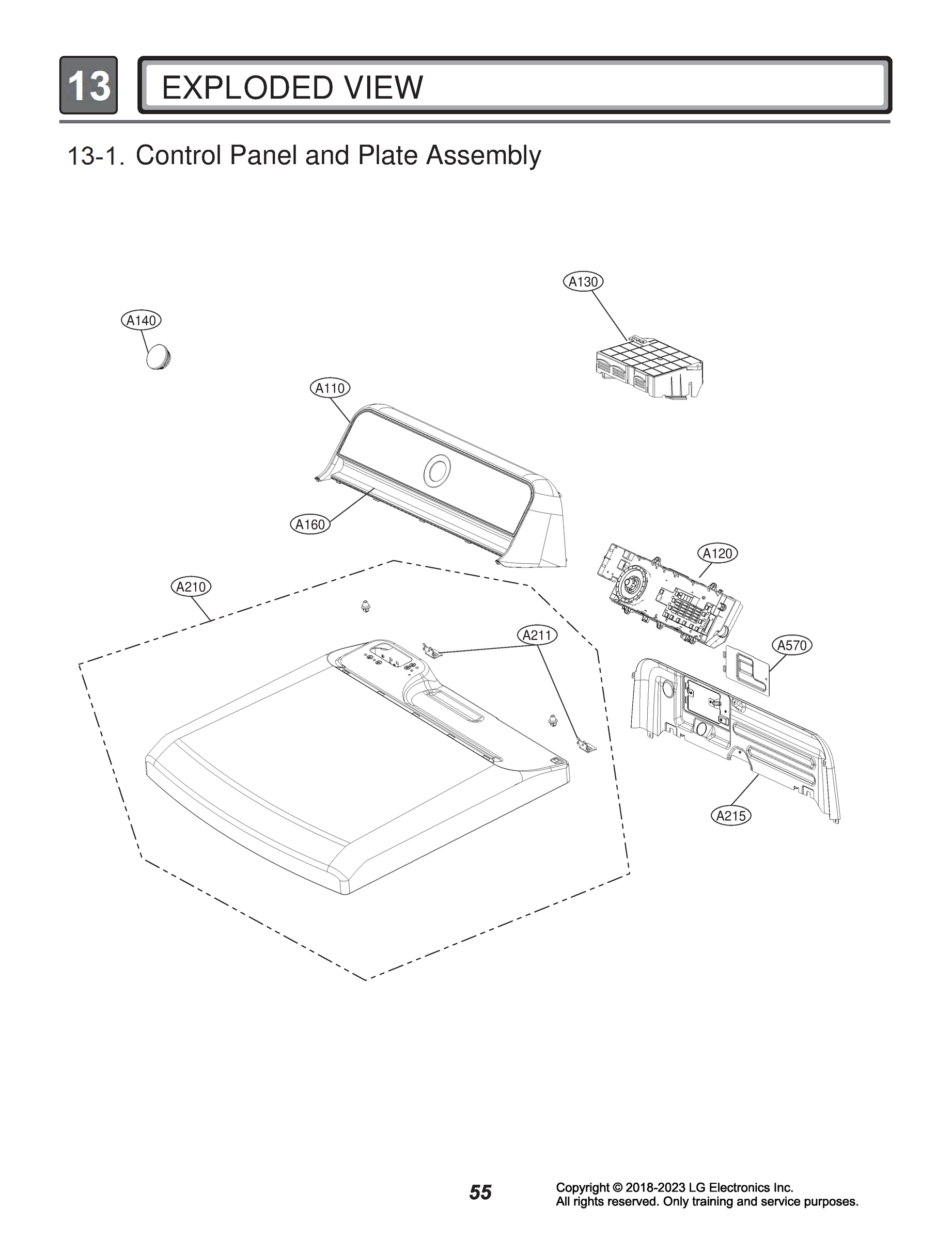 CONTROL PANEL AND PLATE ASSEMBLY