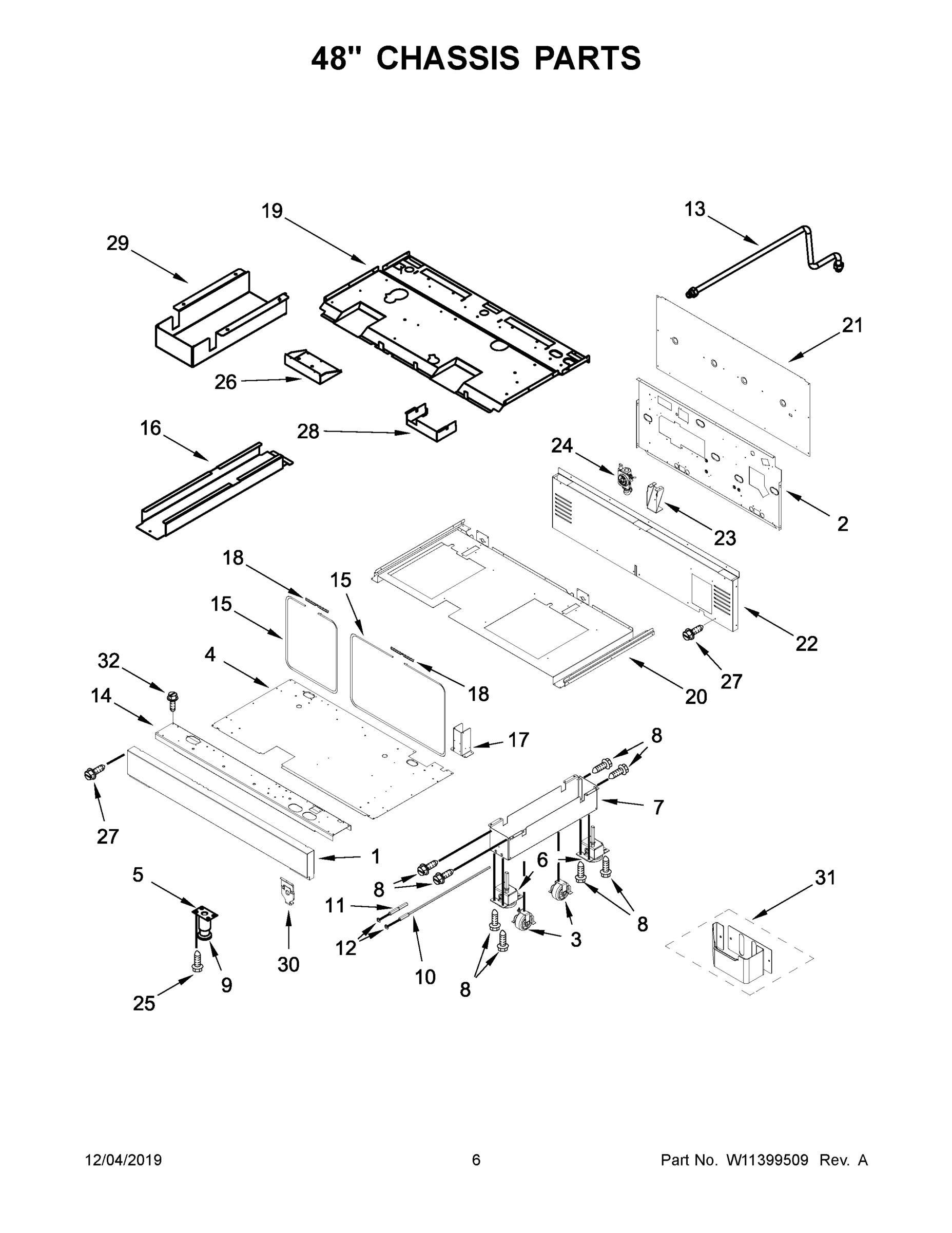 04 - 48" CHASSIS PARTS