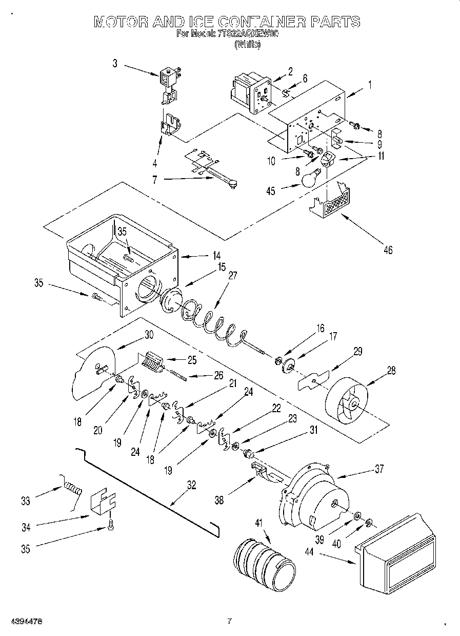 06 - MOTOR AND ICE CONTAINER