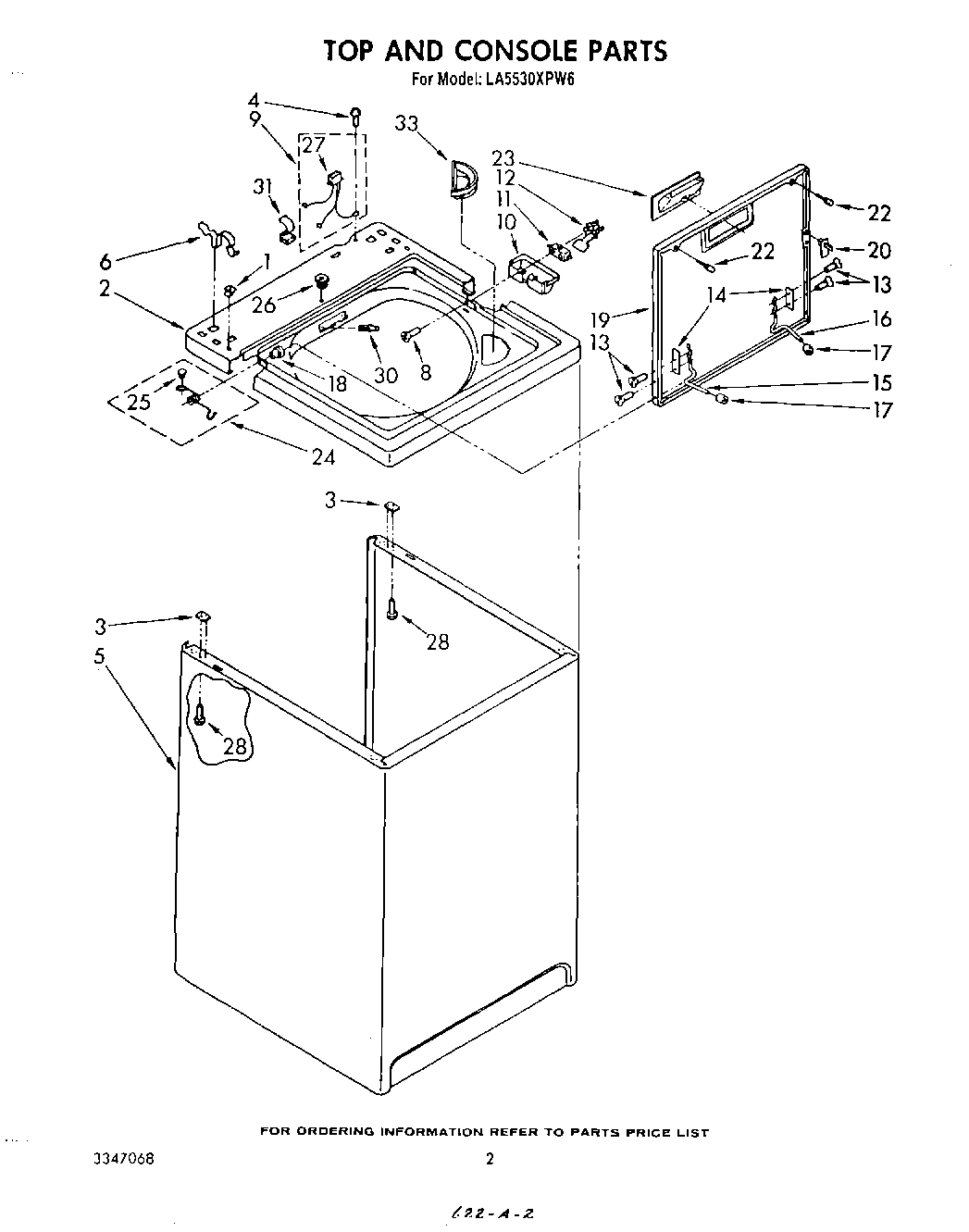 02 - TOP AND CONSOLE , LITERATURE AND OPTIONAL