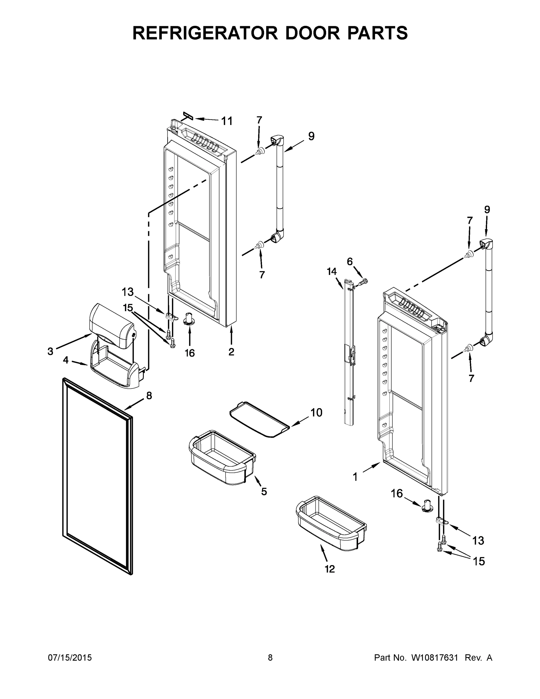05 - REFRIGERATOR DOOR PARTS