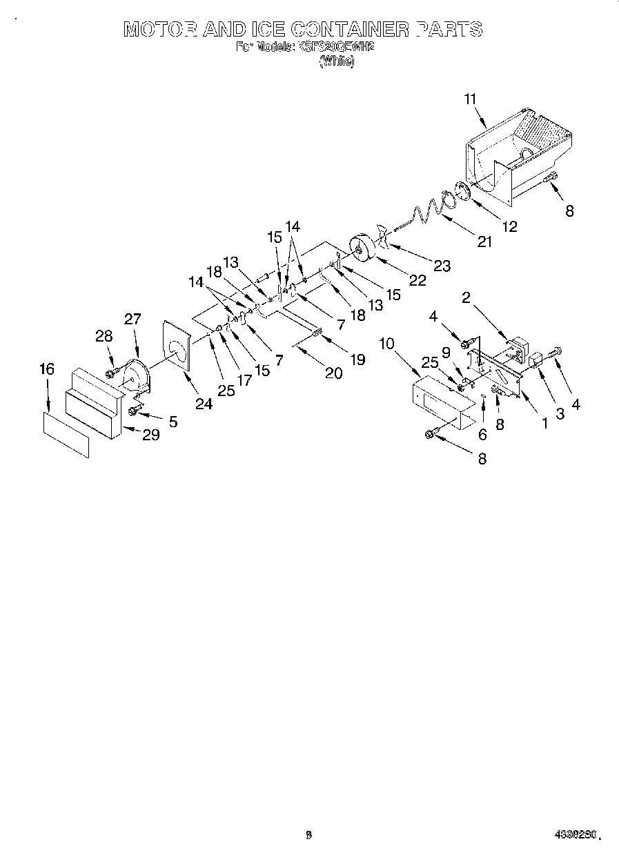 05 - MOTOR AND ICE CONTAINER