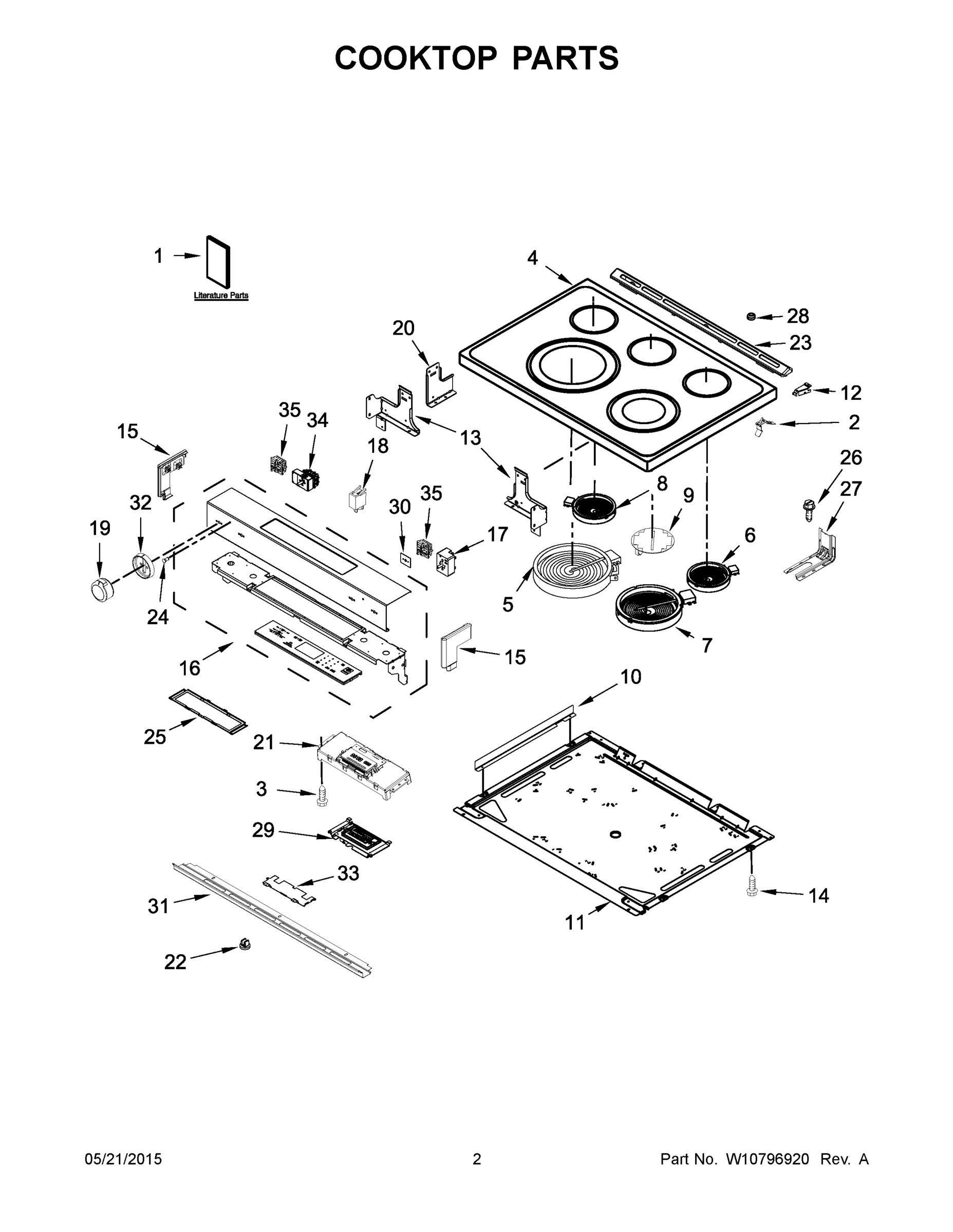 02 - COOKTOP PARTS