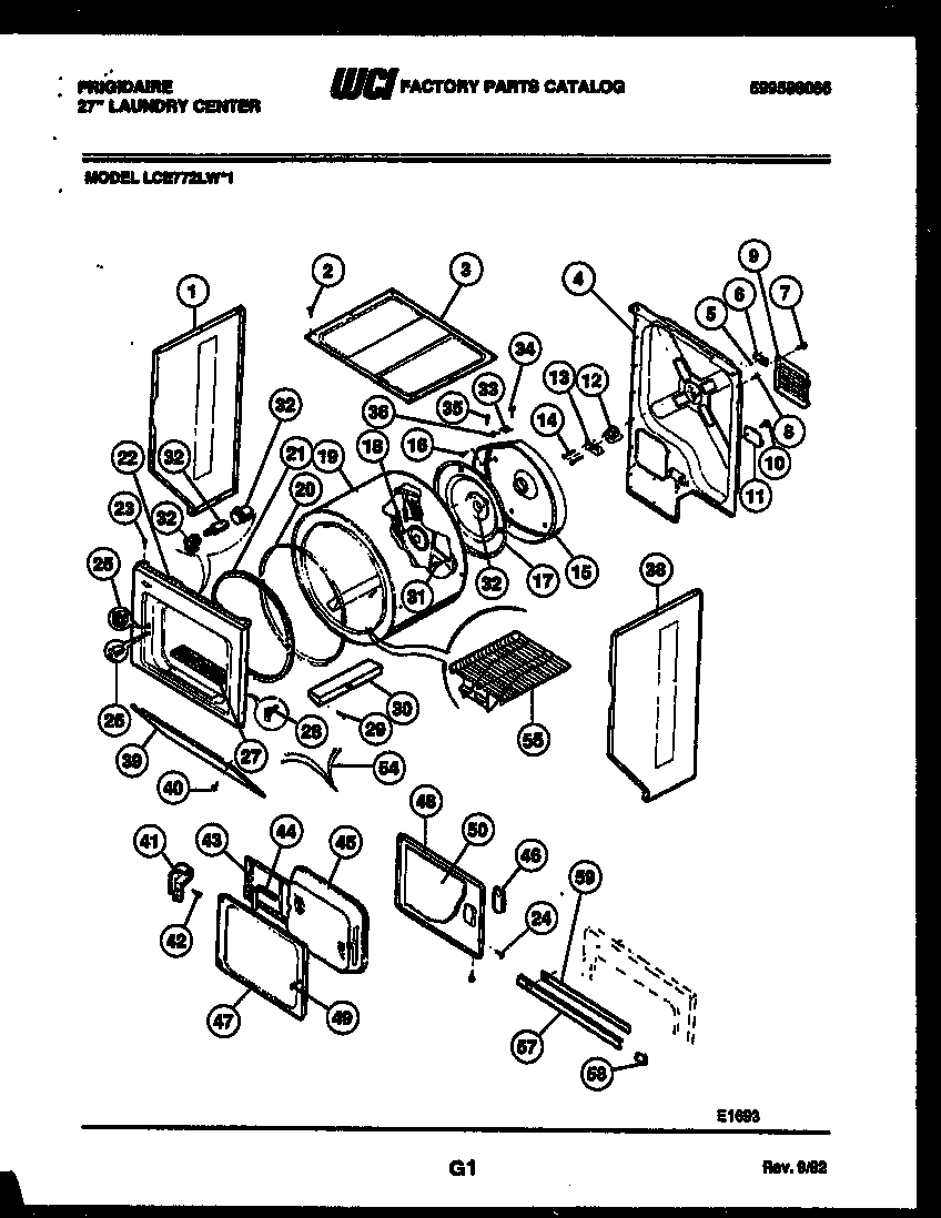 02 - CABINET AND COMPONENT PARTS