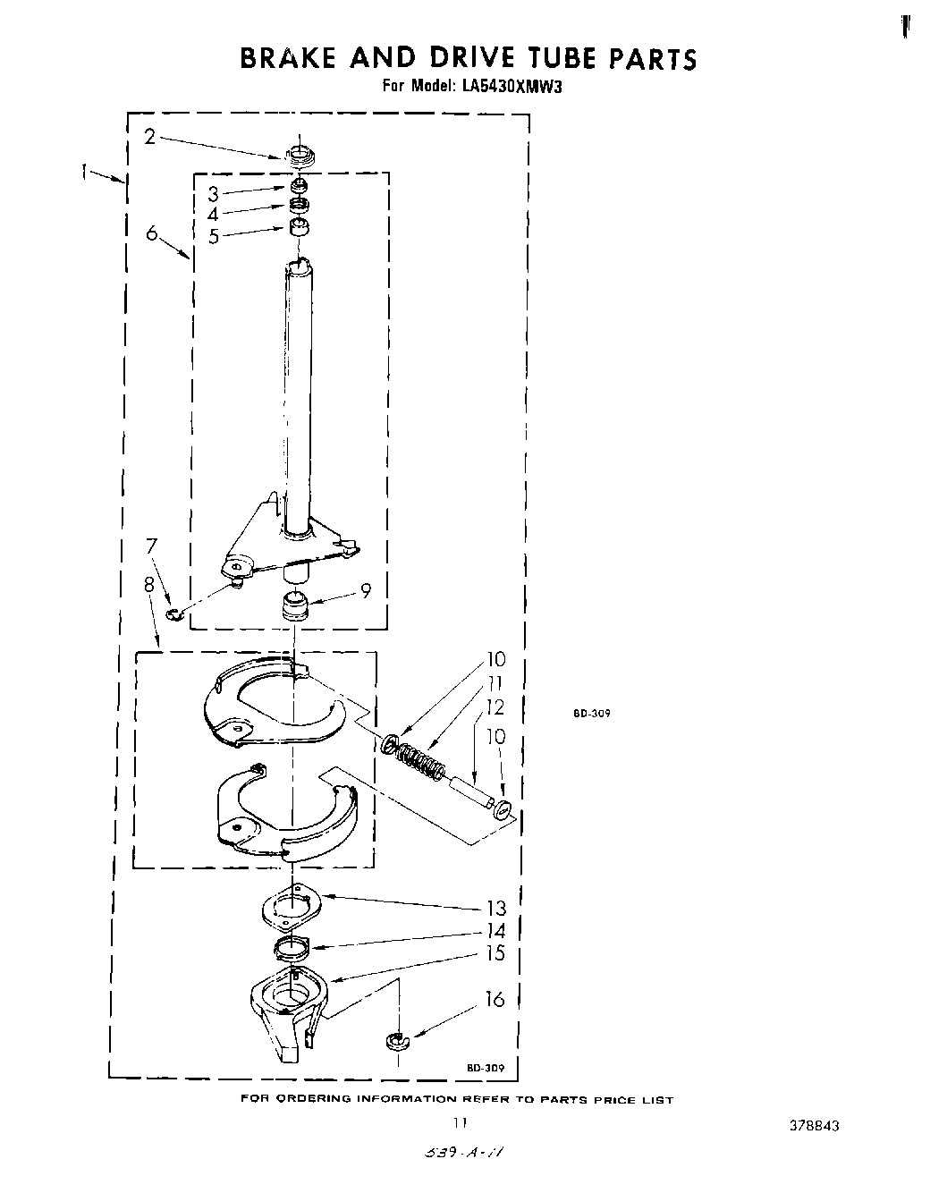 09 - BRAKE AND DRIVE TUBE