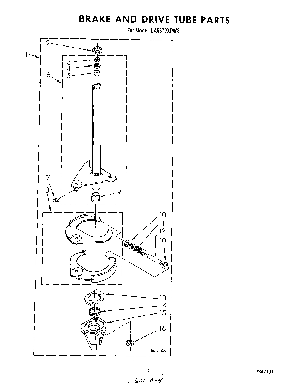 09 - BRAKE AND DRIVE TUBE