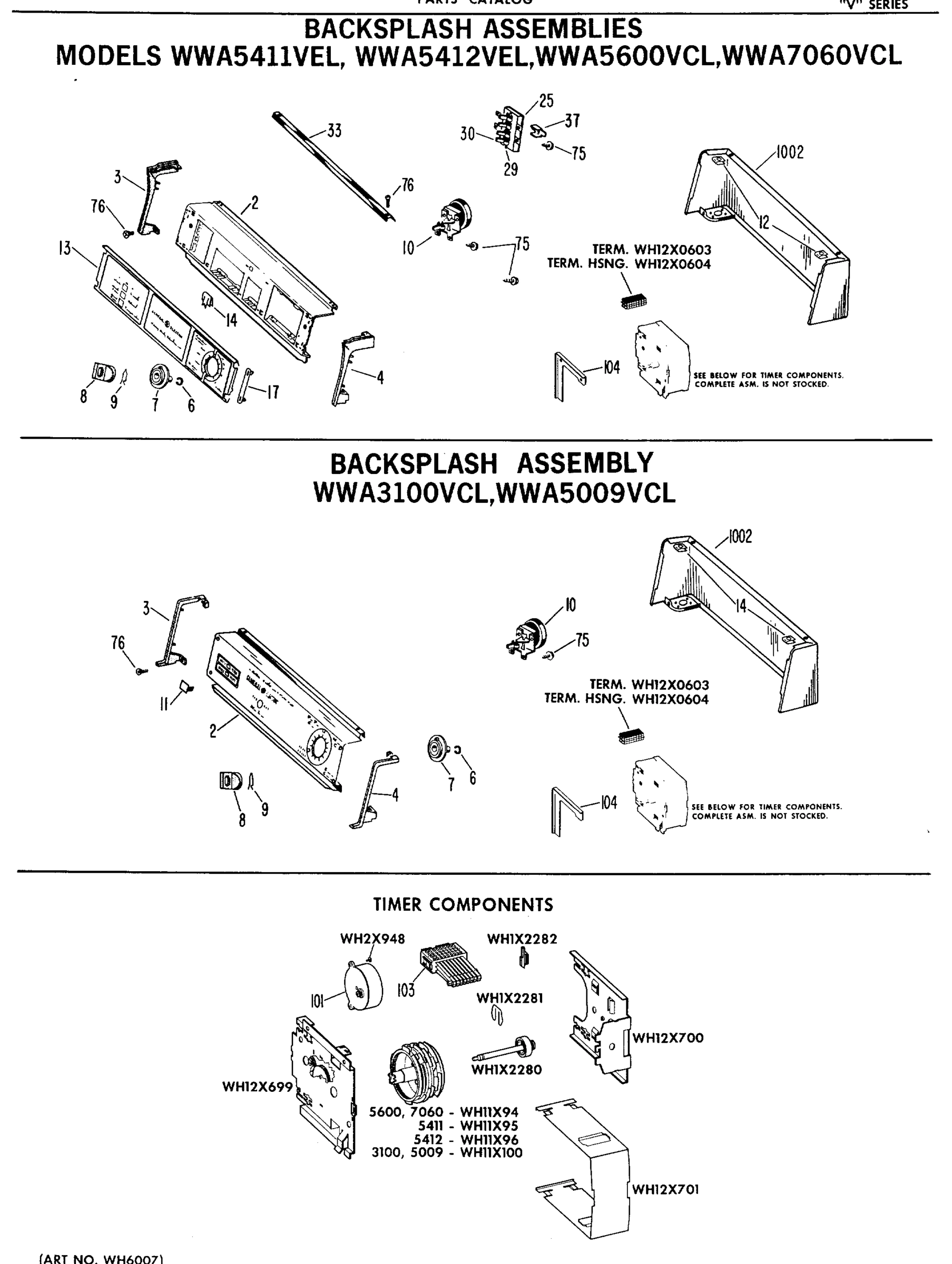BACKSPLASH ASSEMBLIES