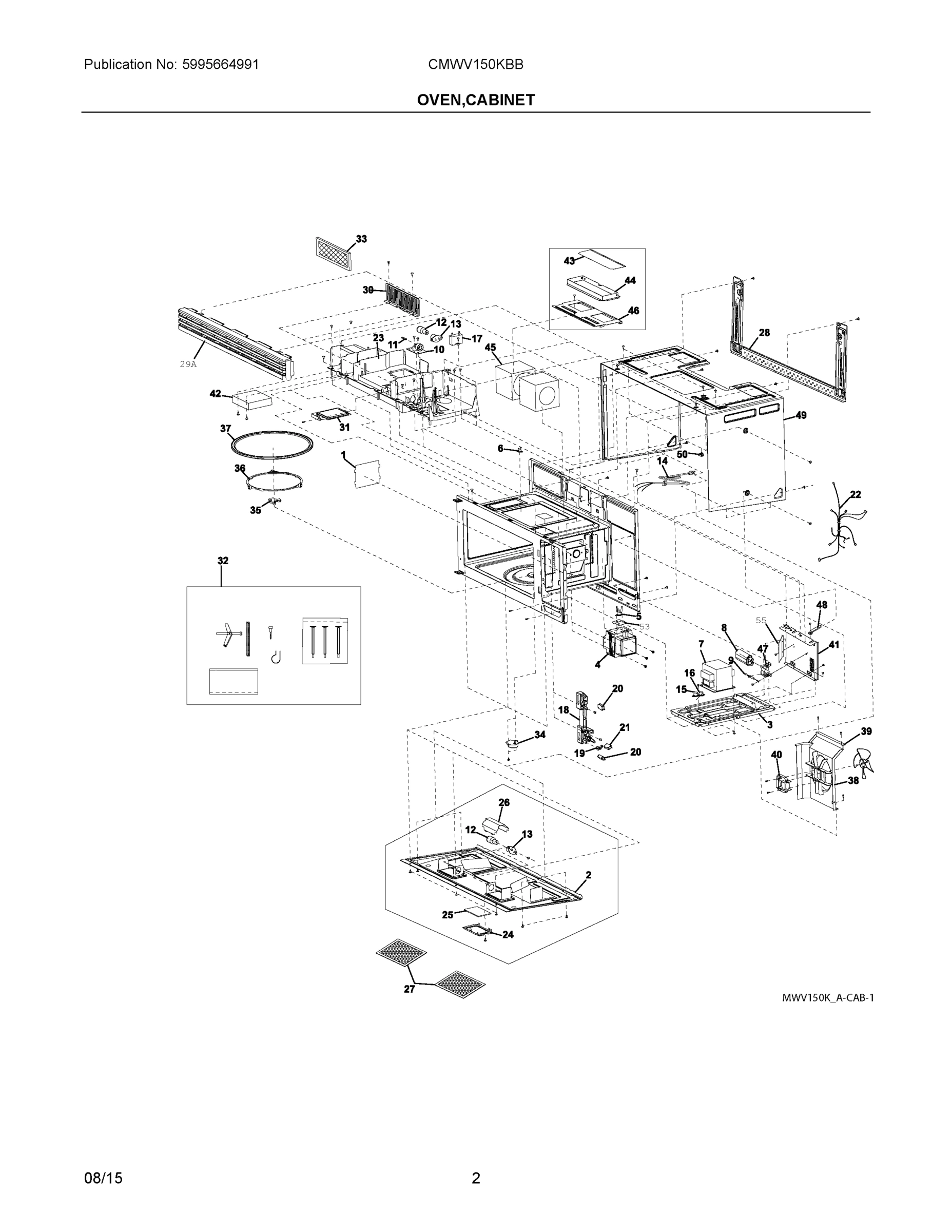 02 - OVEN,CABINET
