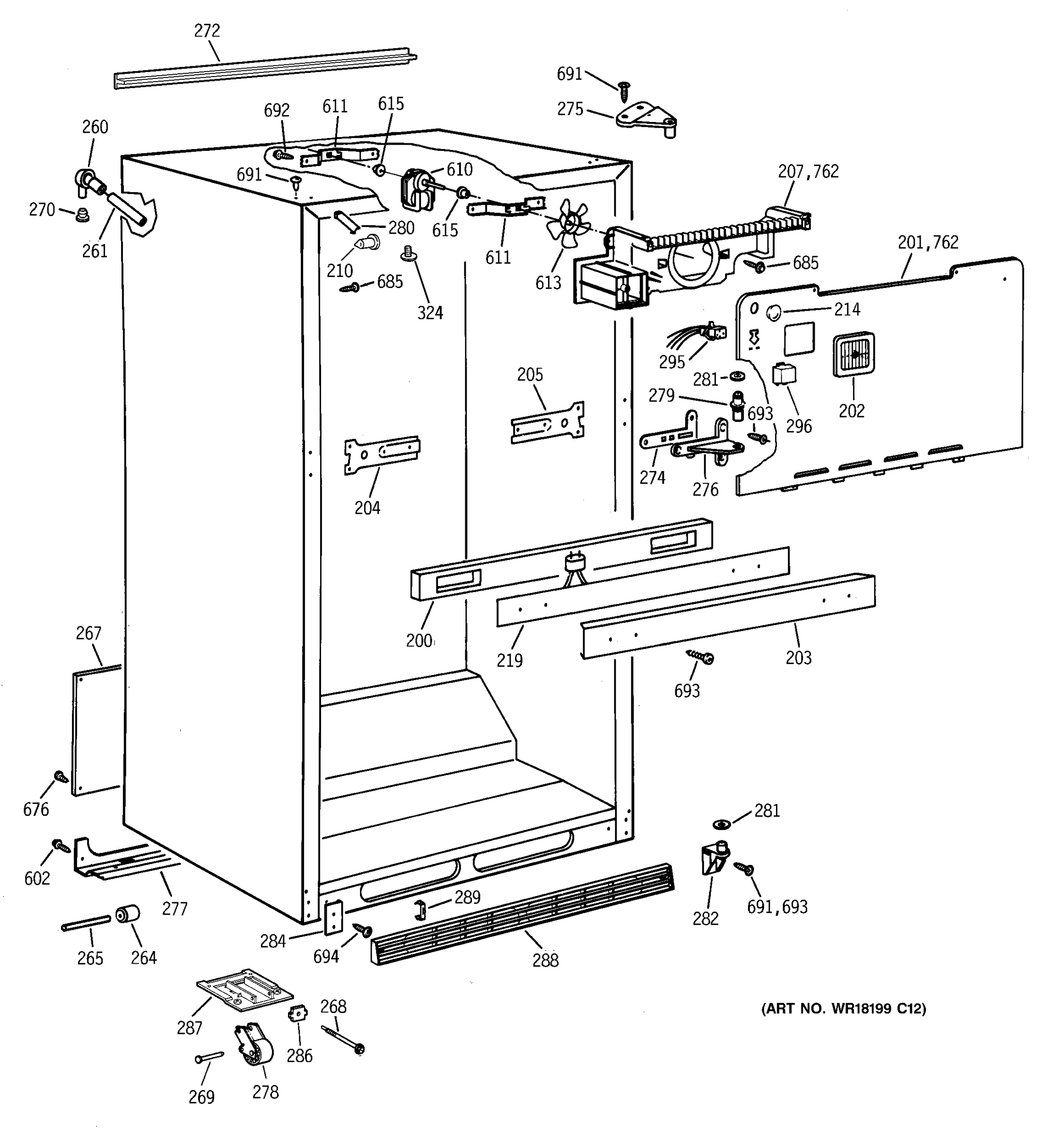 CABINET PARTS