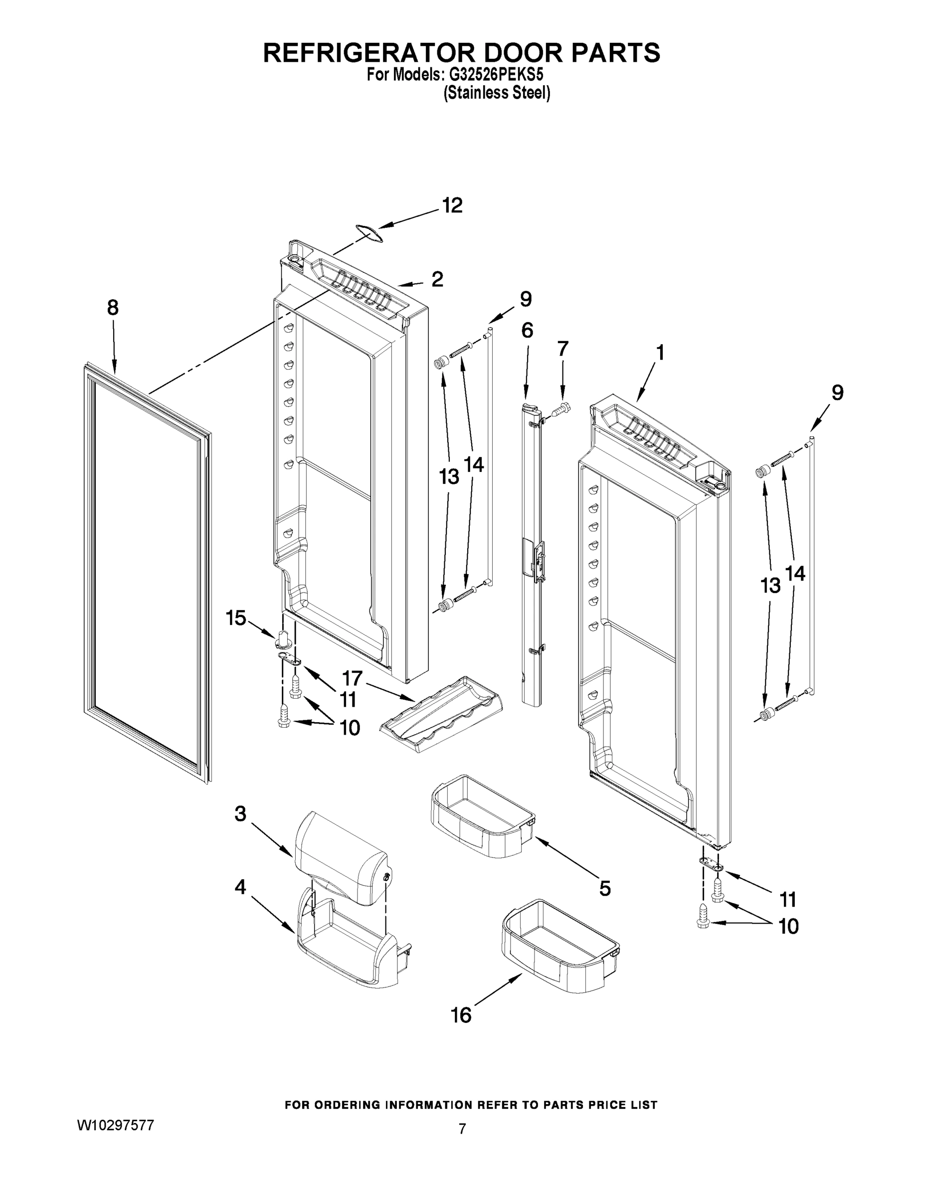 04 - REFRIGERATOR DOOR PARTS