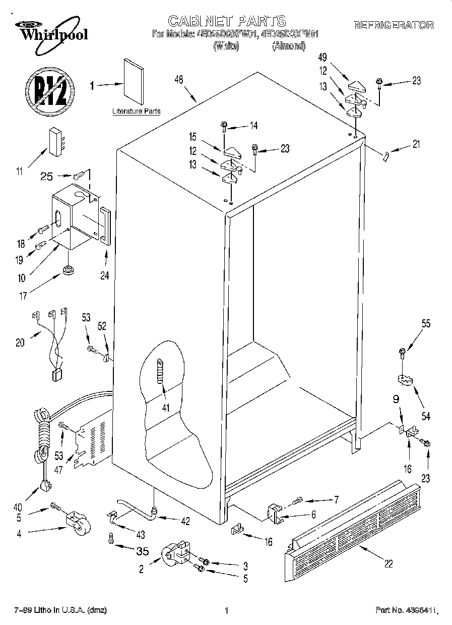 01 - CABINET, LITERATURE