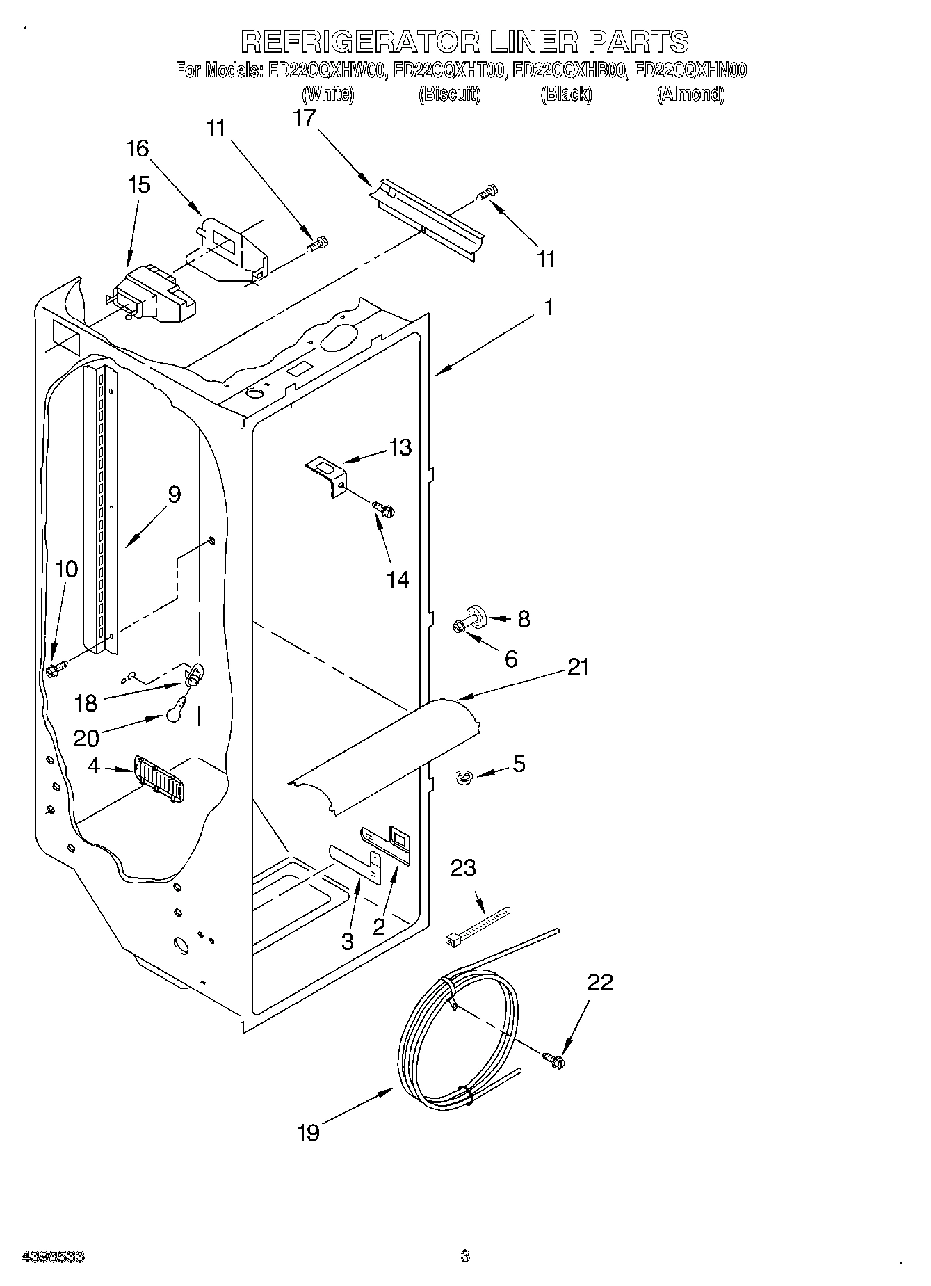 02 - REFRIGERATOR LINER