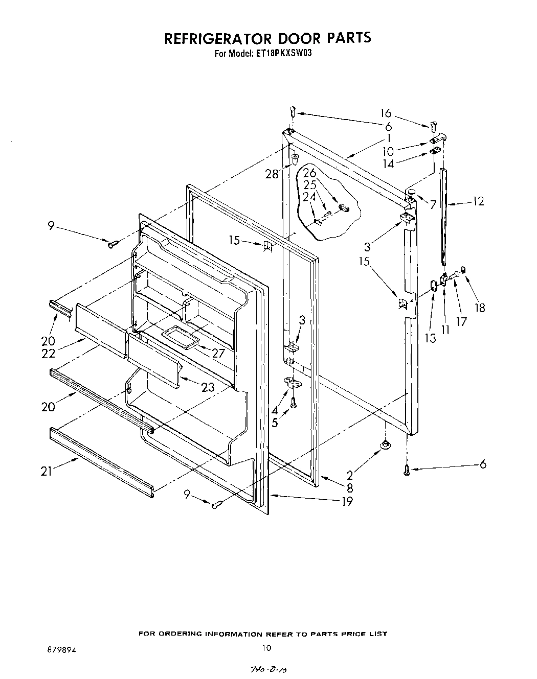 08 - REFRIGERATOR DOOR , LIT/OPTIONAL