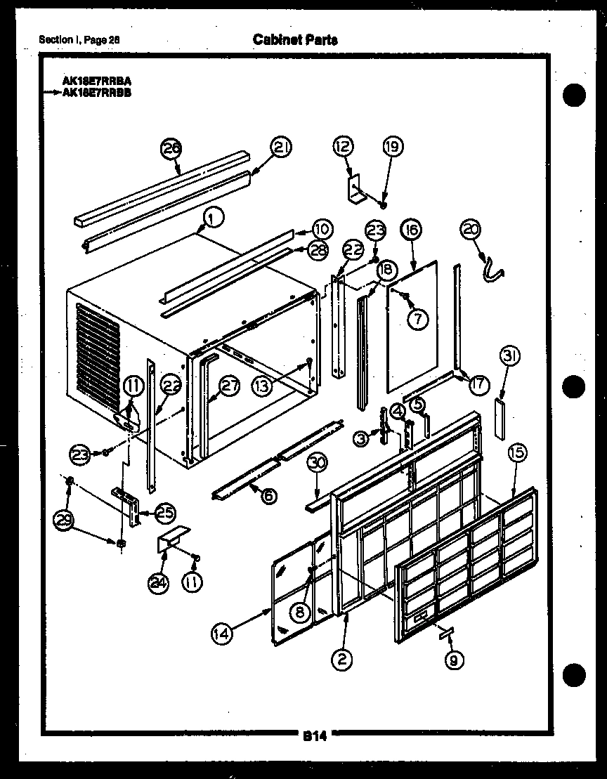 12 - CABINET PARTS