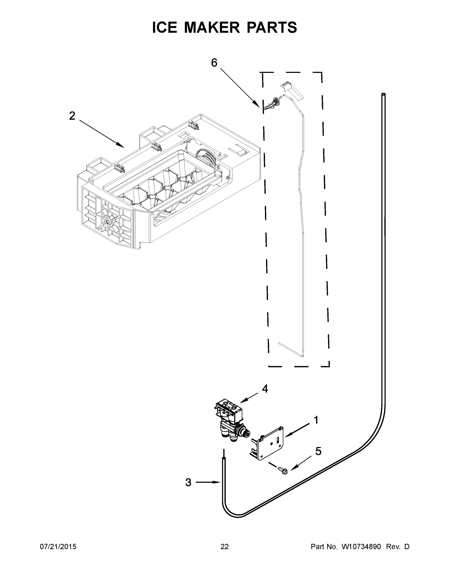 12 - ICE MAKER PARTS