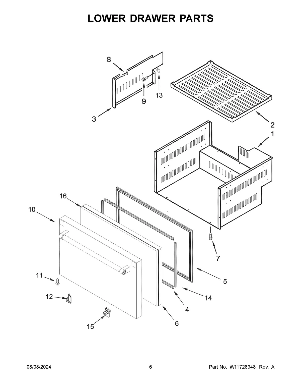 04 - LOWER DRAWER PARTS