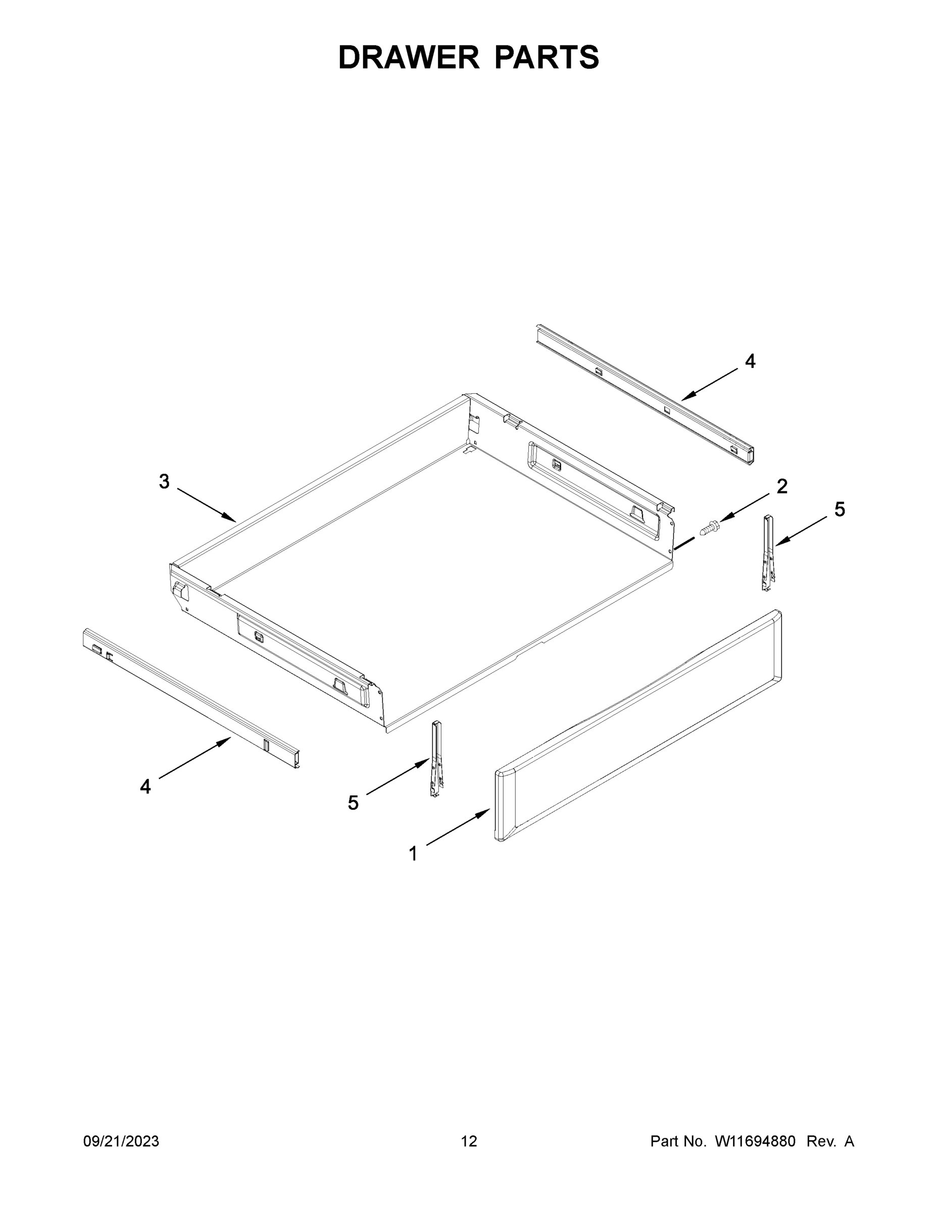07 - DRAWER PARTS