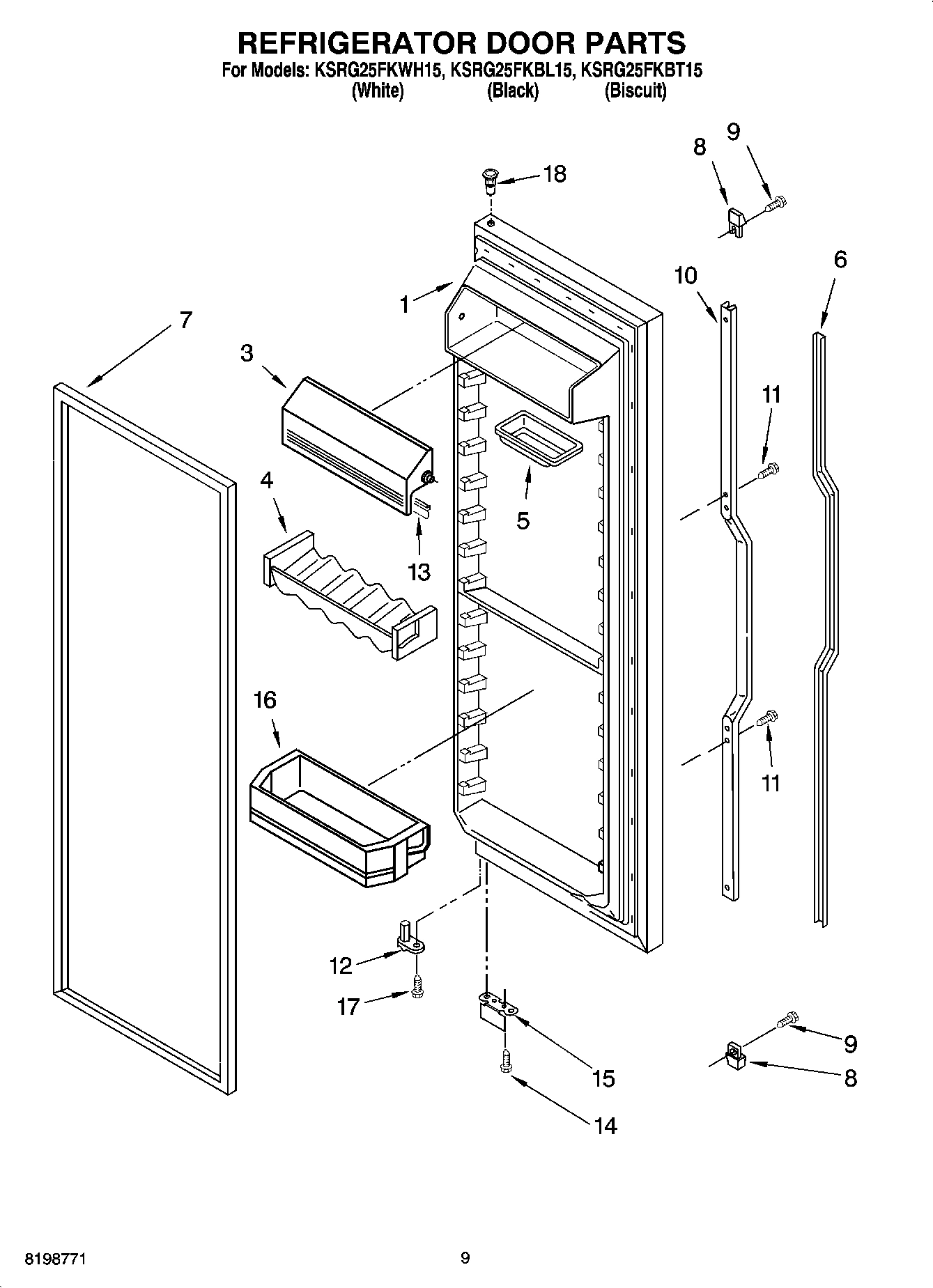 06 - REFRIGERATOR DOOR PARTS