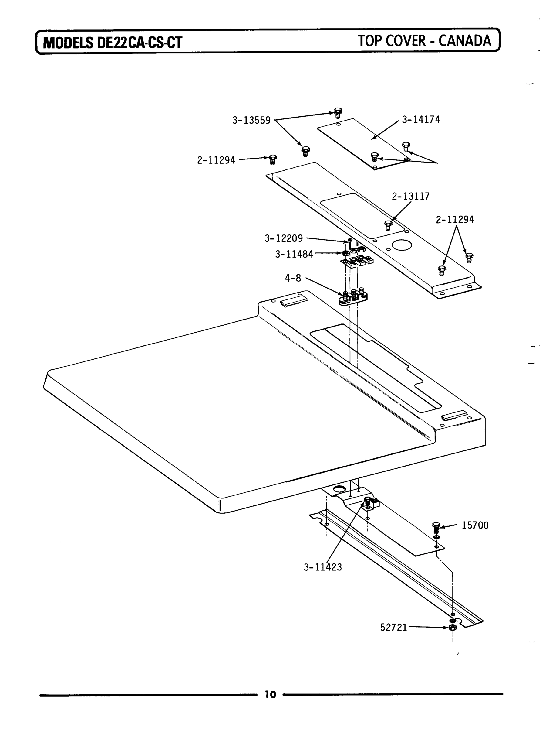 03 - TOP ASSEMBLY (CANADA)
