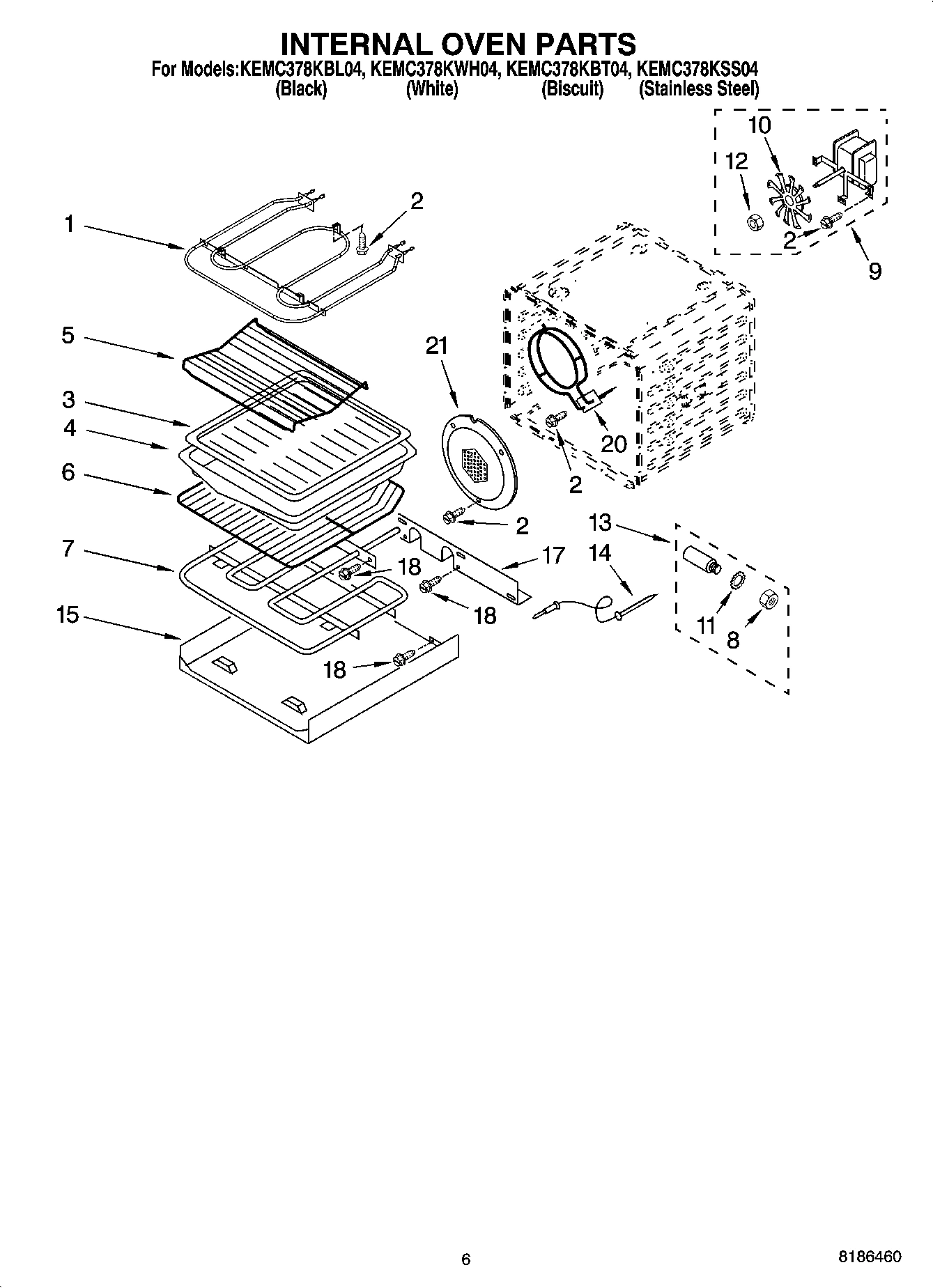 05 - INTERNAL OVEN PARTS