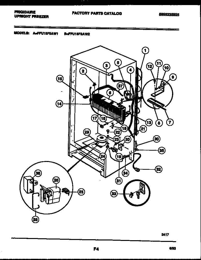 05 - SYSTEM AND AUTOMATIC DEFROST PARTS
