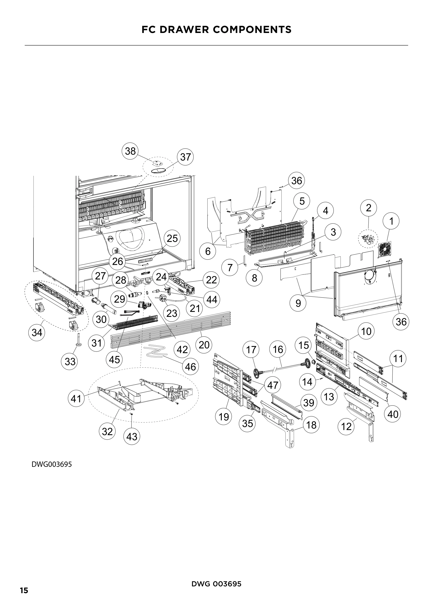 FC DRAWER COMPONENTS