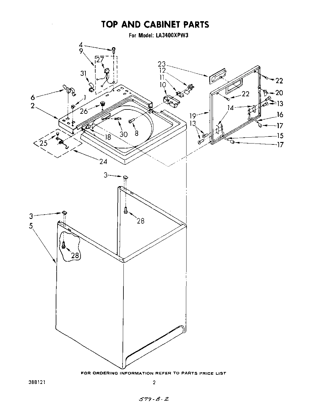 02 - TOP AND CABINET , LITERATURE AND OPTIONAL